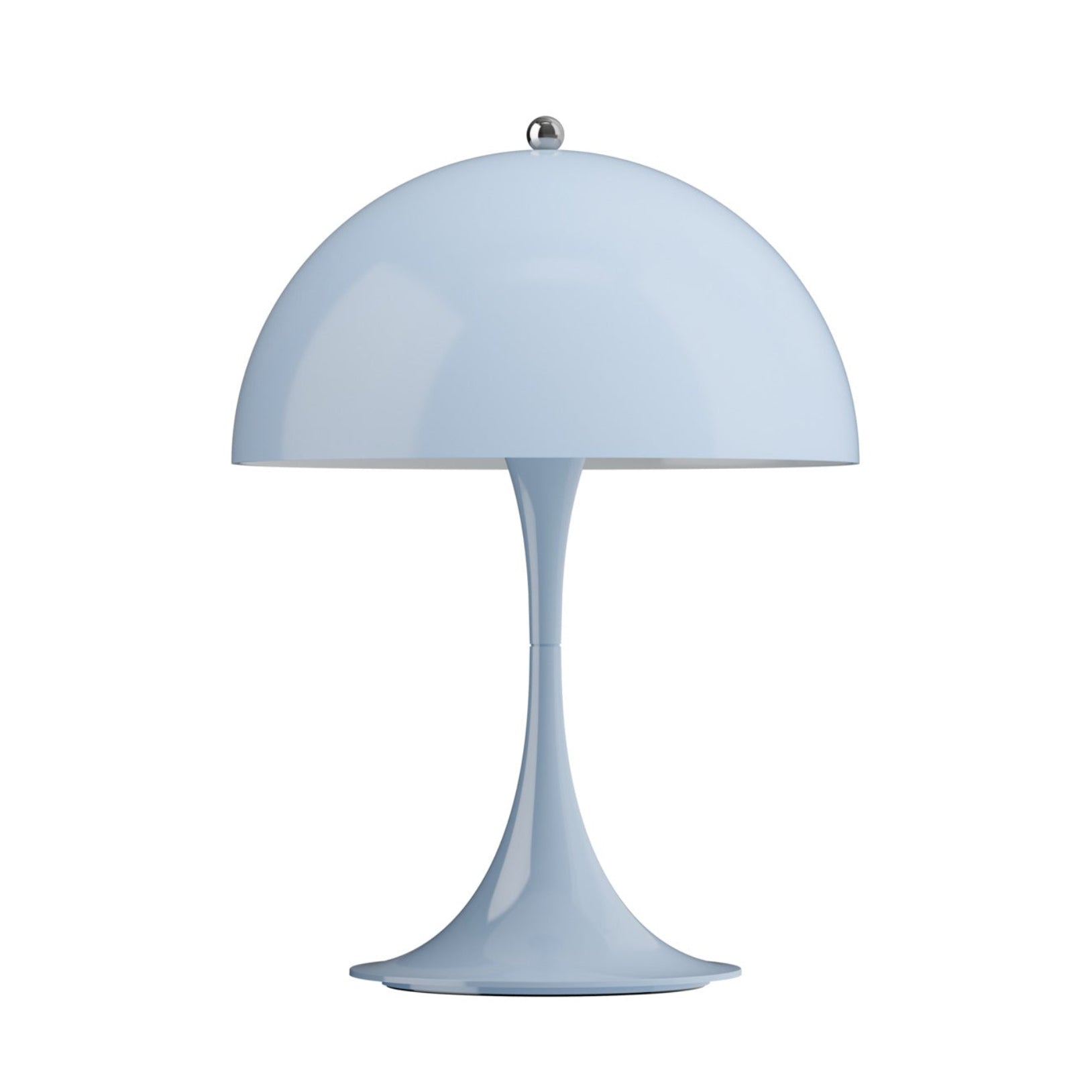 Draagbare lamp PANTHELLA 250 blauw opaal