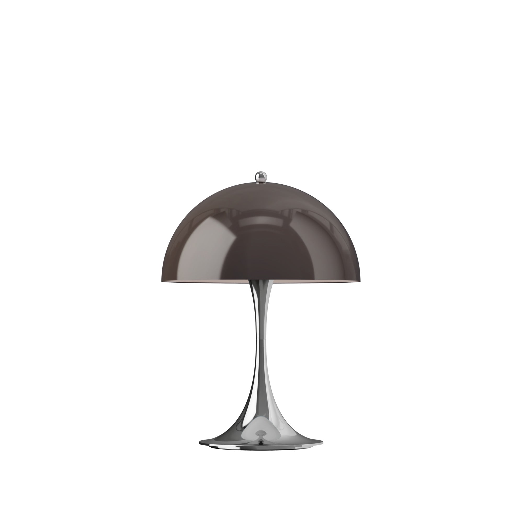 Portable Lamp PANTHELLA 250 brown with chrome base