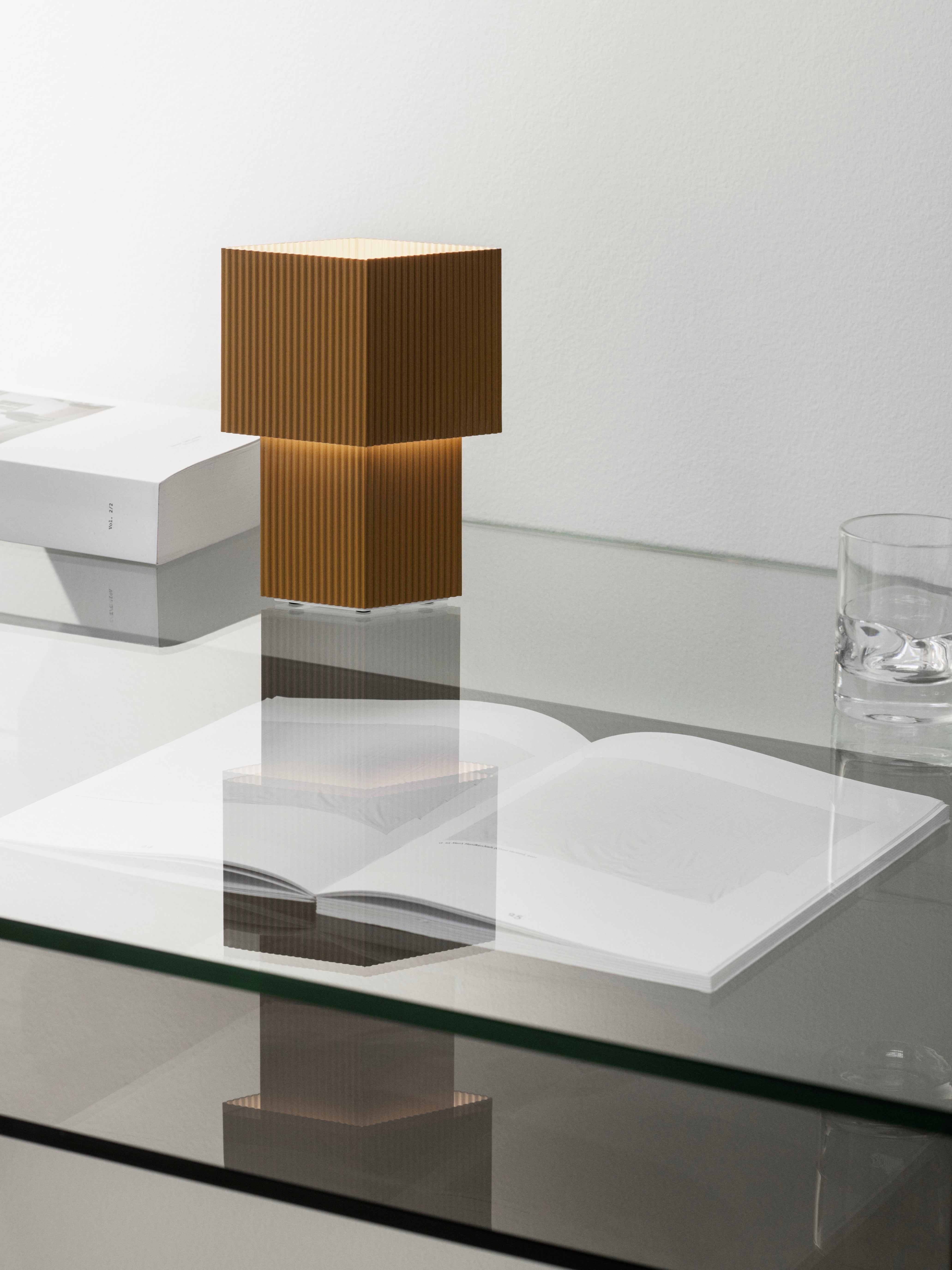 Tafellamp ROMB MINI komijn