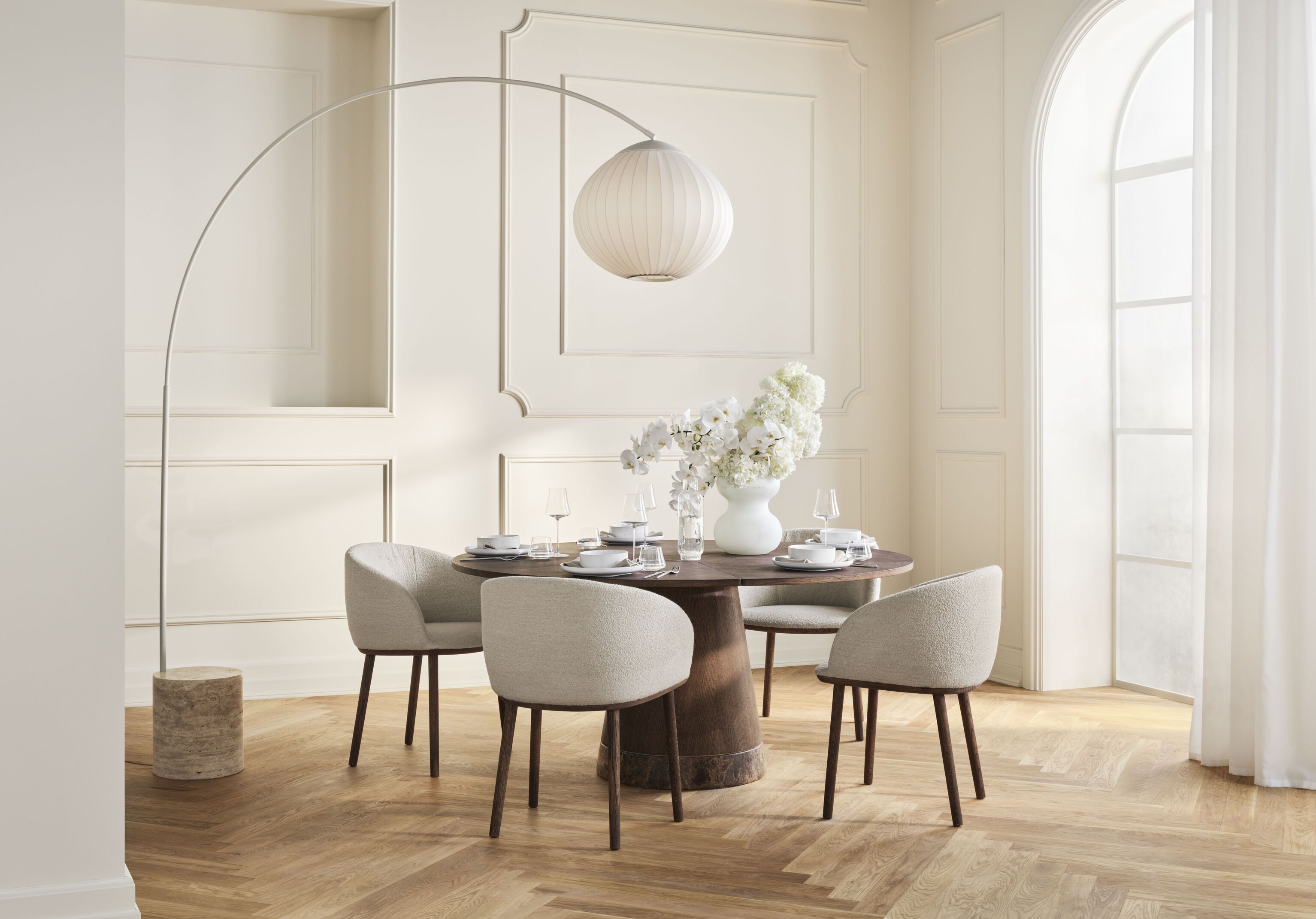 Tafel PIRO gebleekt eikenfineer