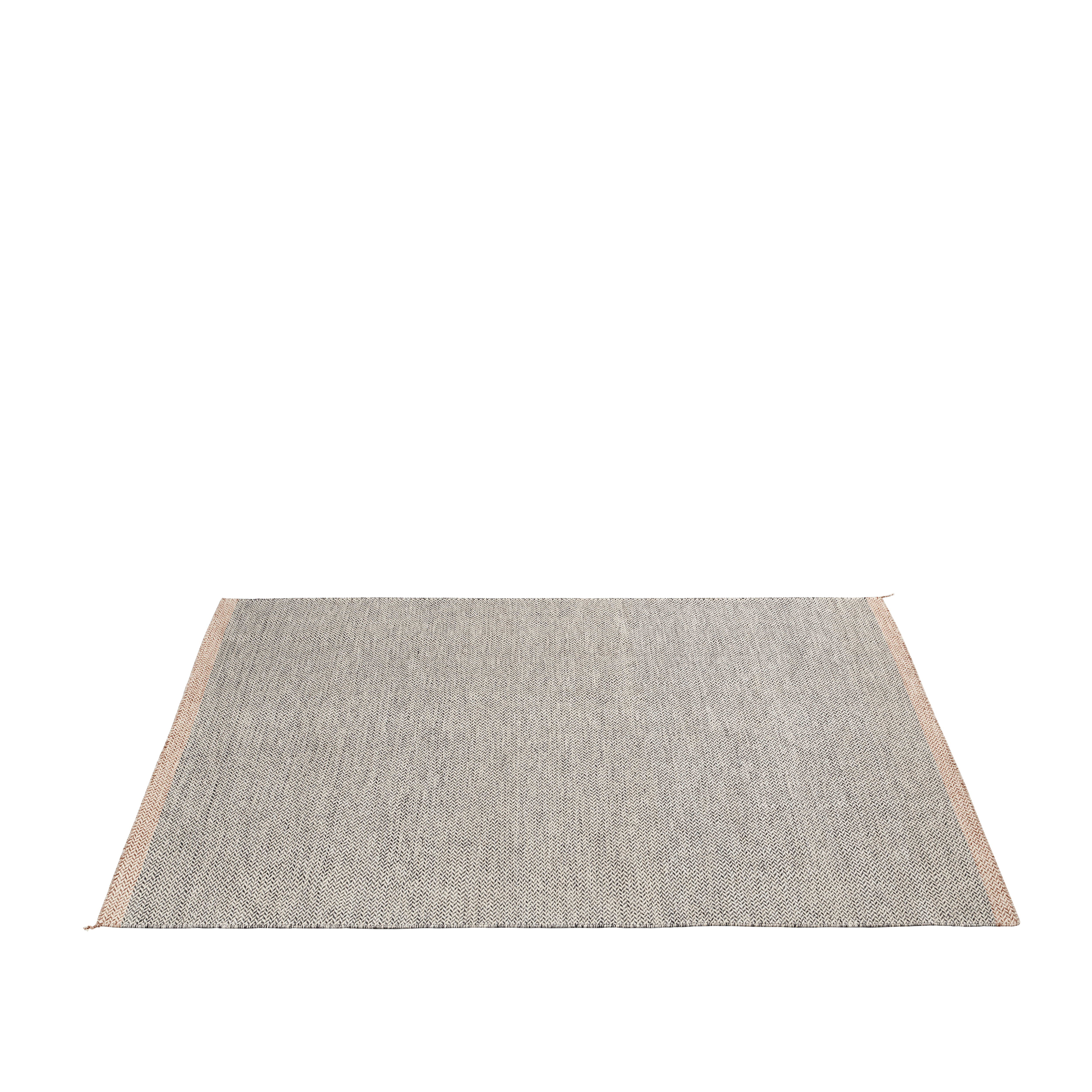 Vloerkleed PLY zwart-wit