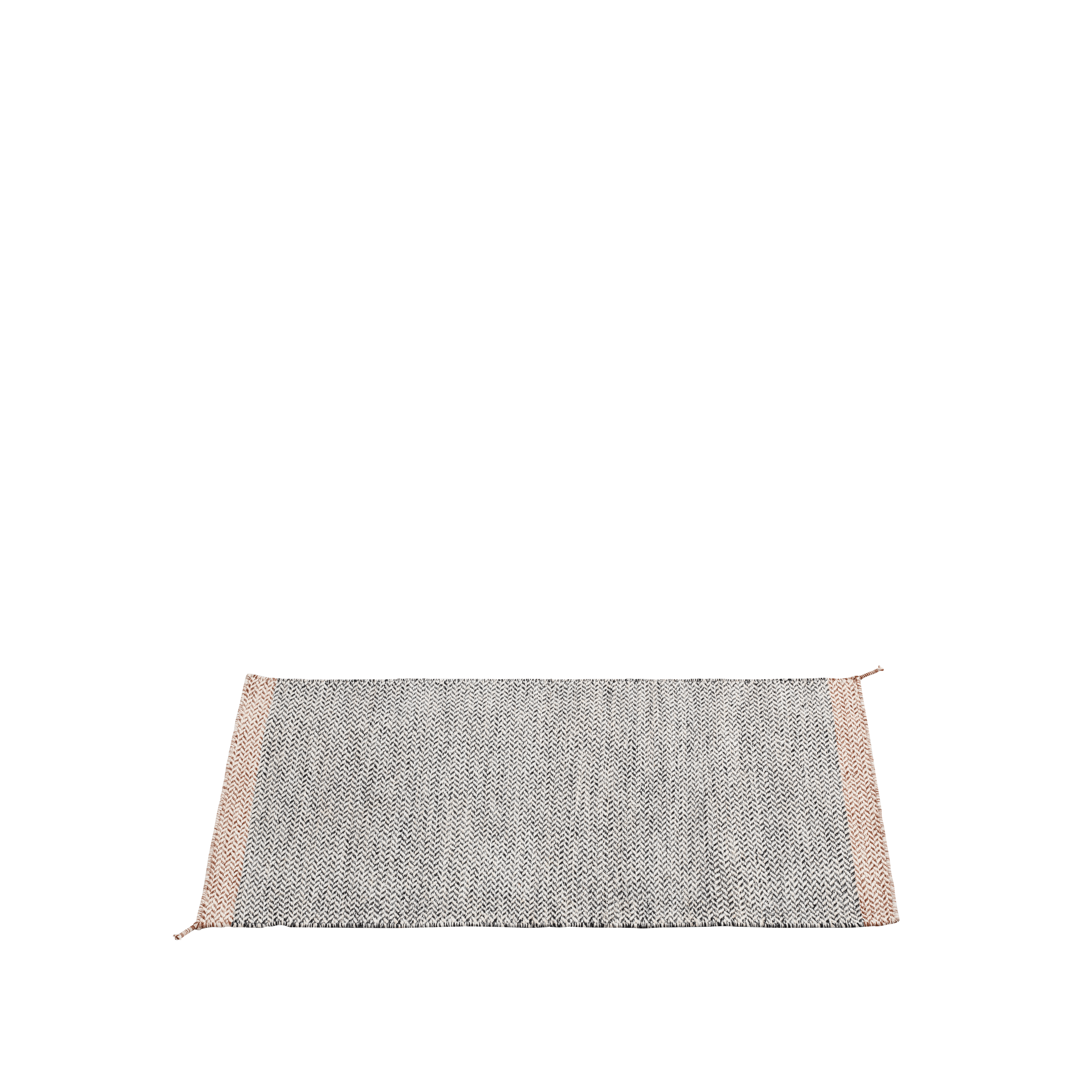 Vloerkleed PLY zwart-wit