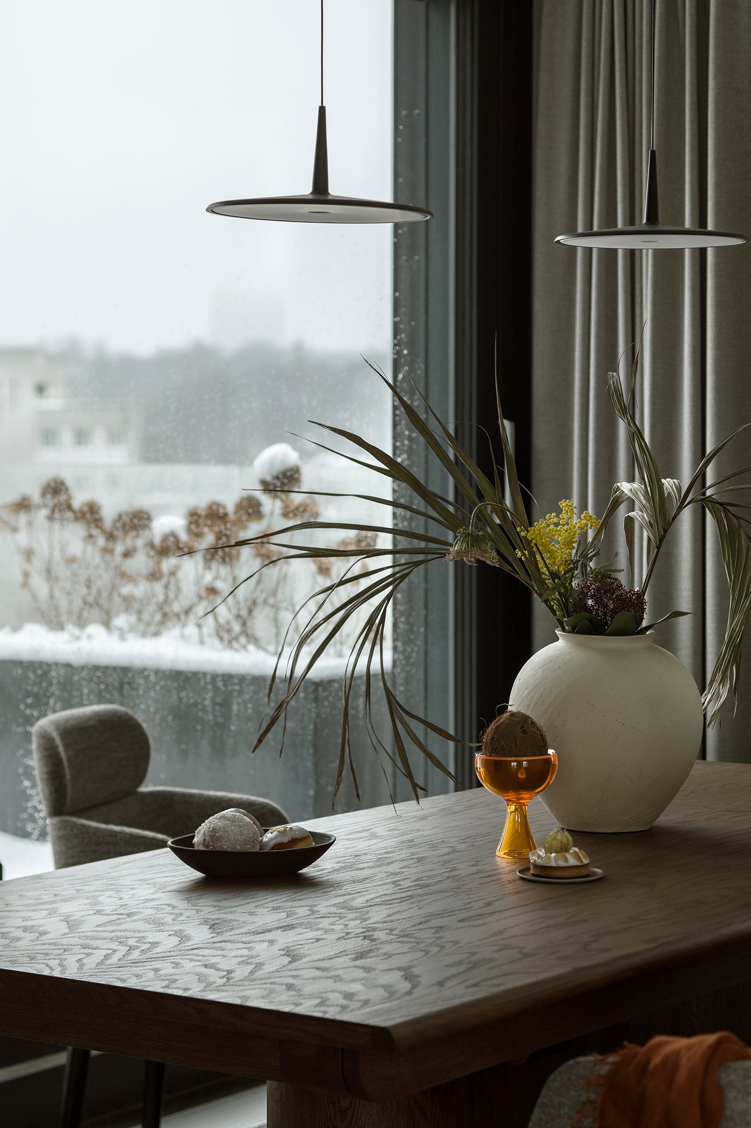 Pucharek voor ijs BIG LOVE oranje