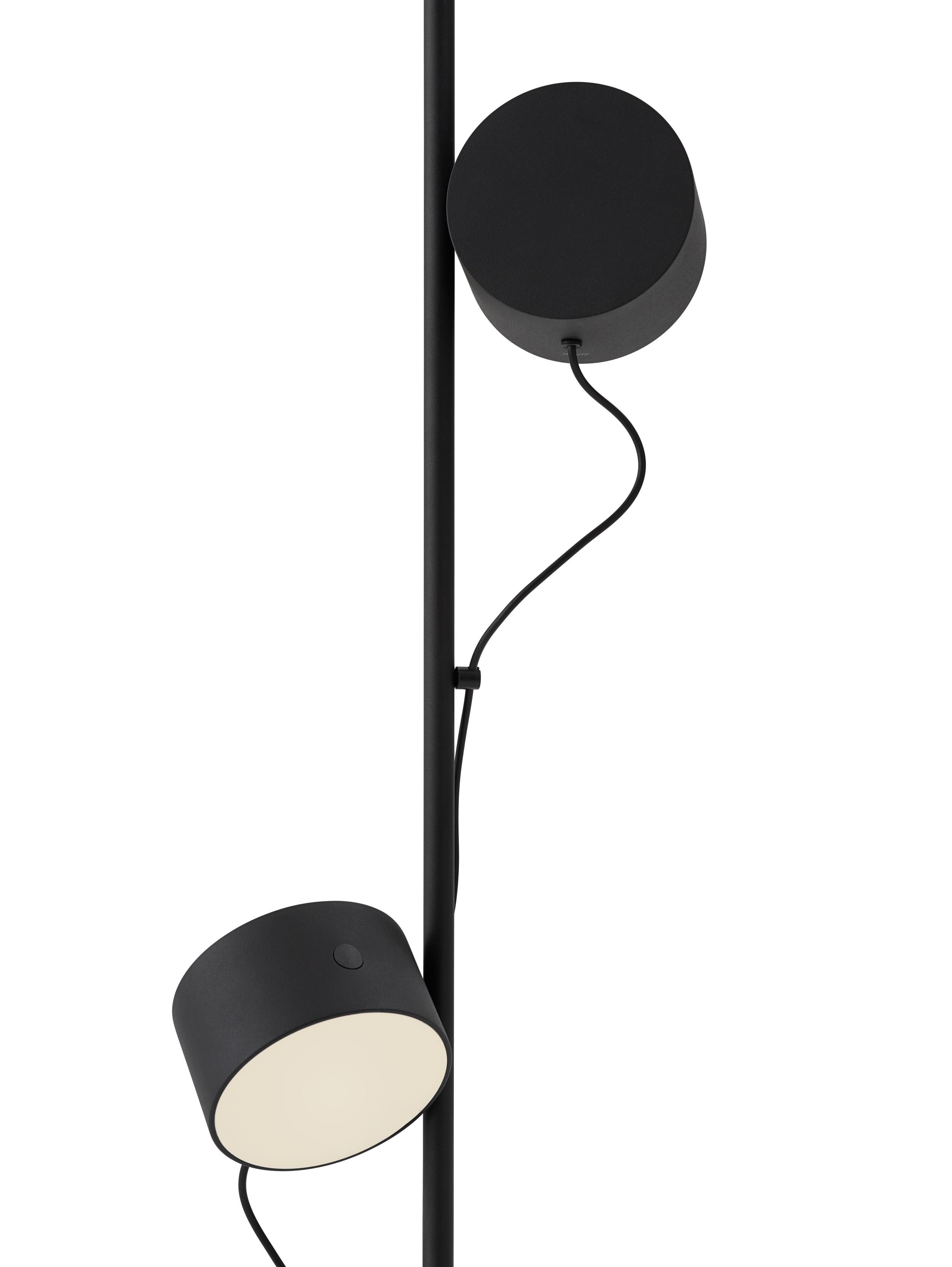 Vloerlamp POST zwart
