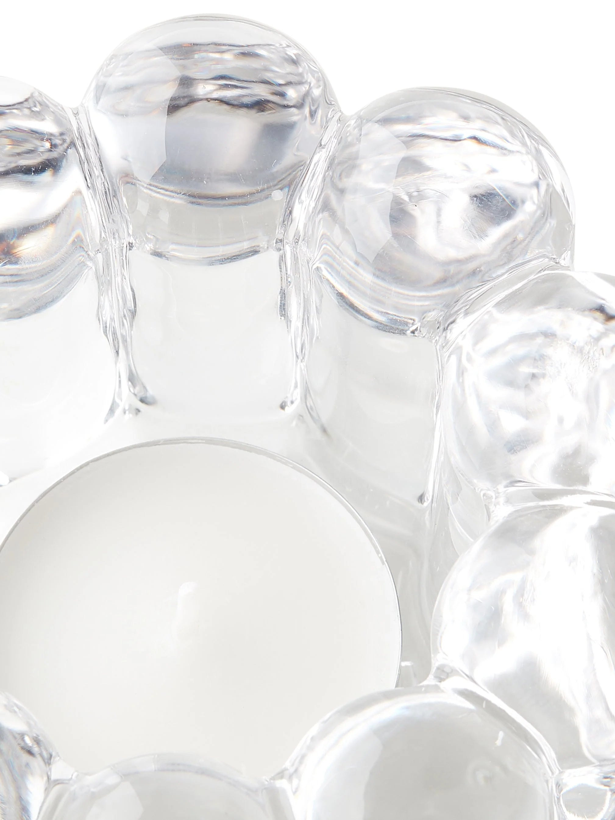 PRESS glass candle holder