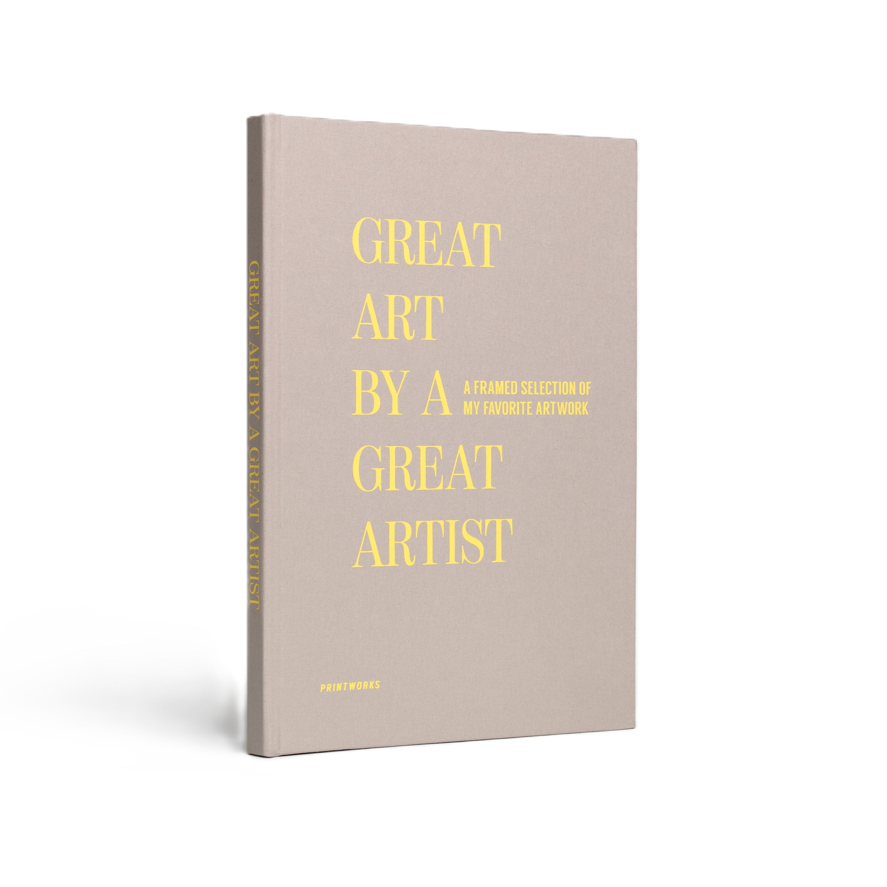 Album voor tekeningen GREAT ART beige met goud