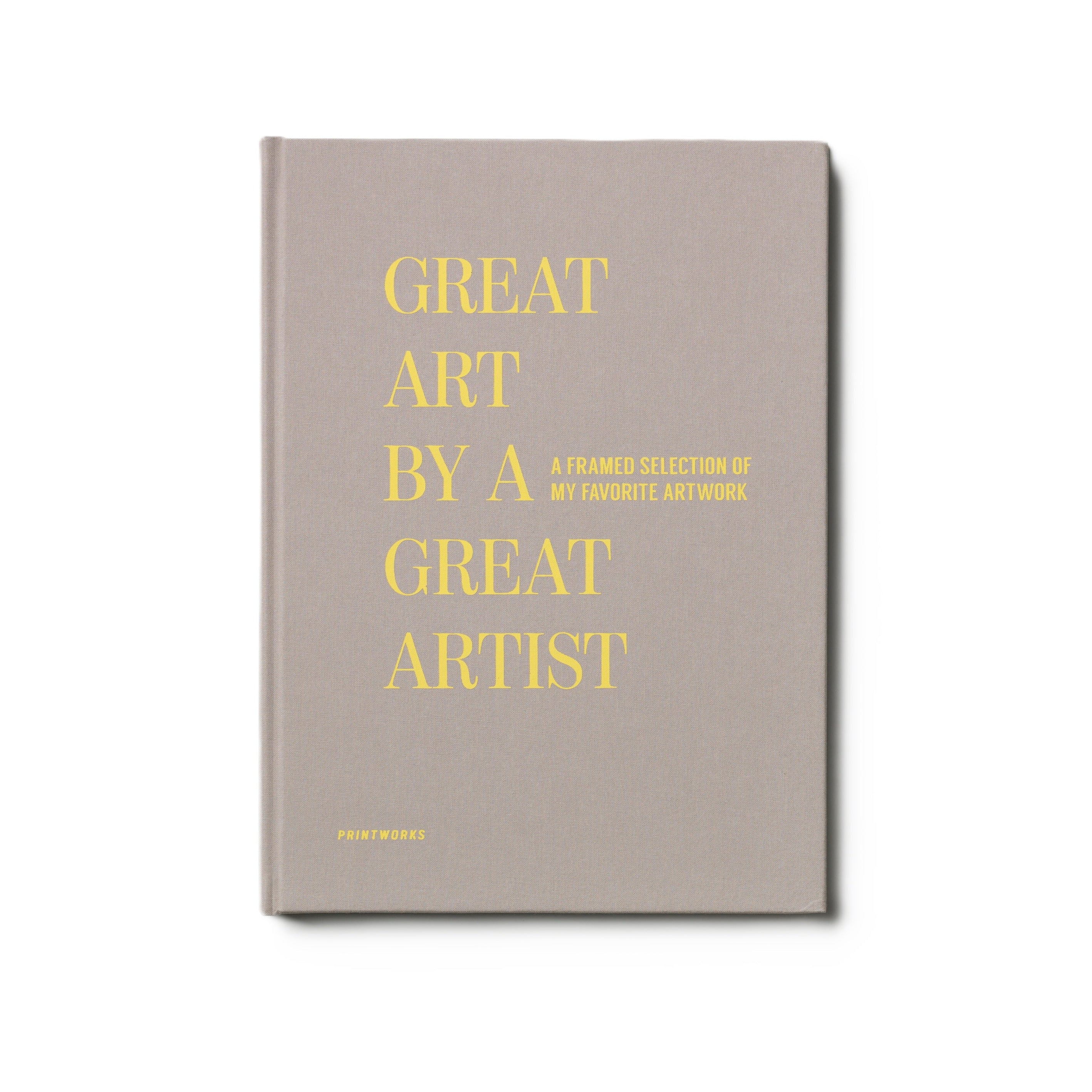 Album voor tekeningen GREAT ART beige met goud