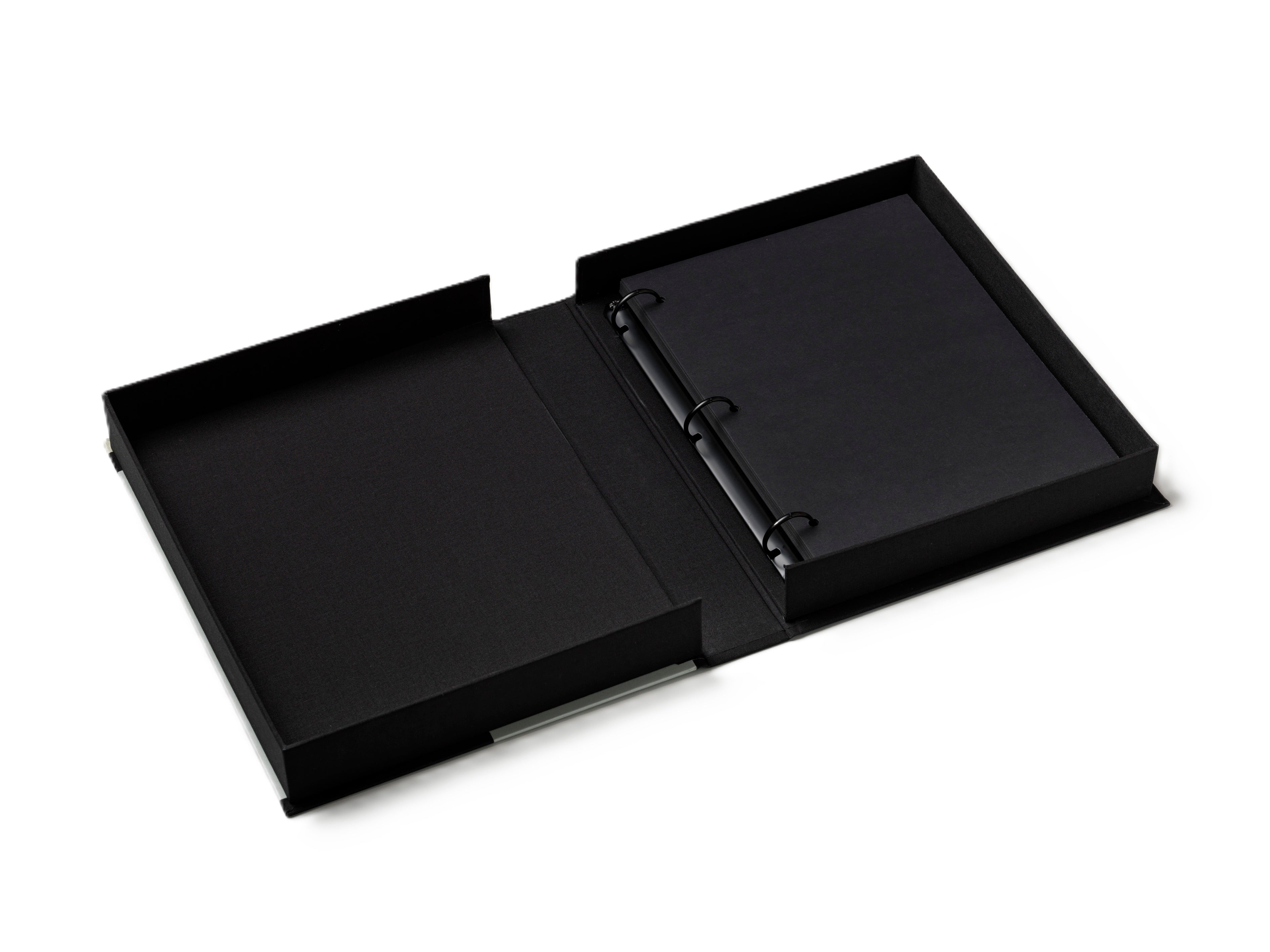 Photo Album IT'S ABOUT US black with white and gold