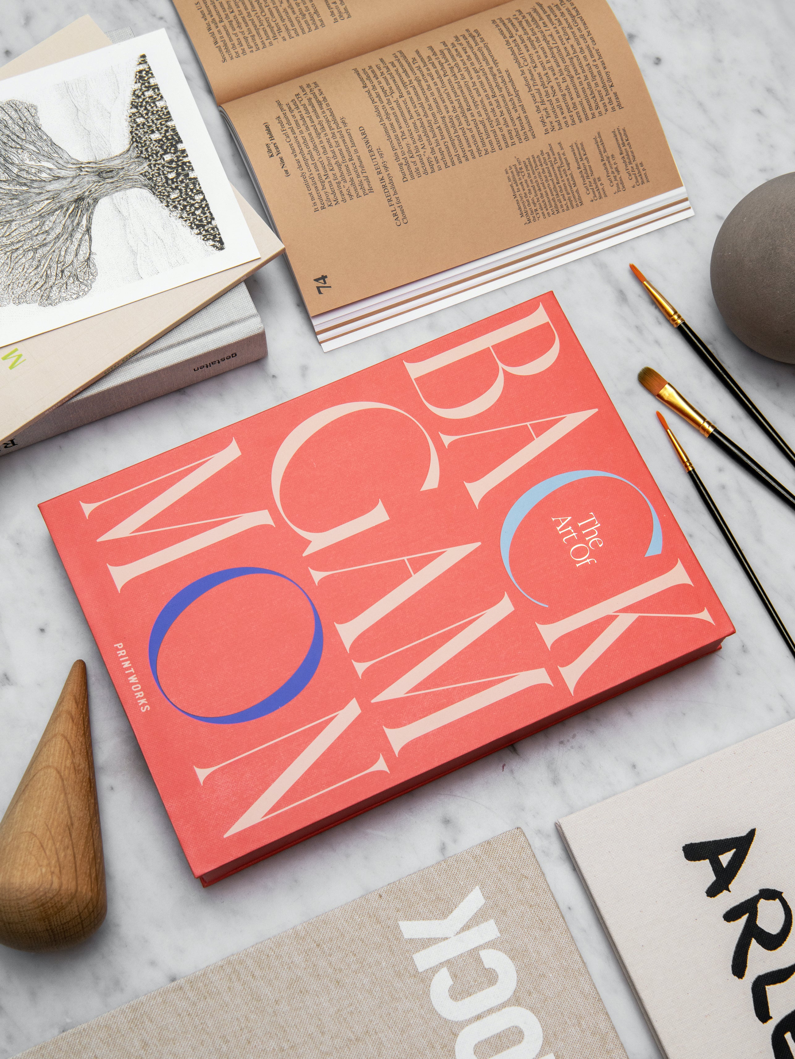 Backgammon set ART OF BACKGAMMON rood met blauw