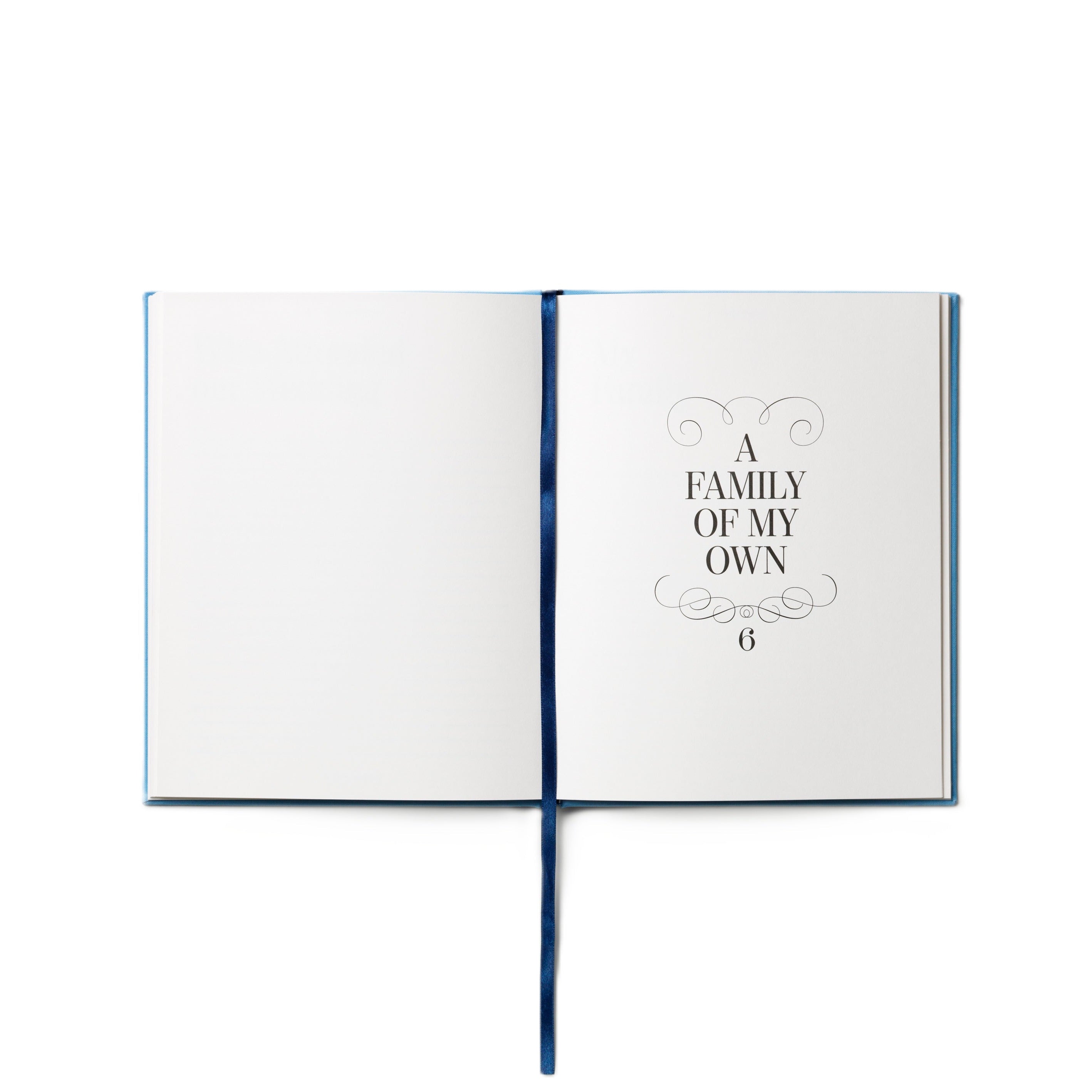 Herinneringsboek ONCE UPON A TIME marineblauw met blauw