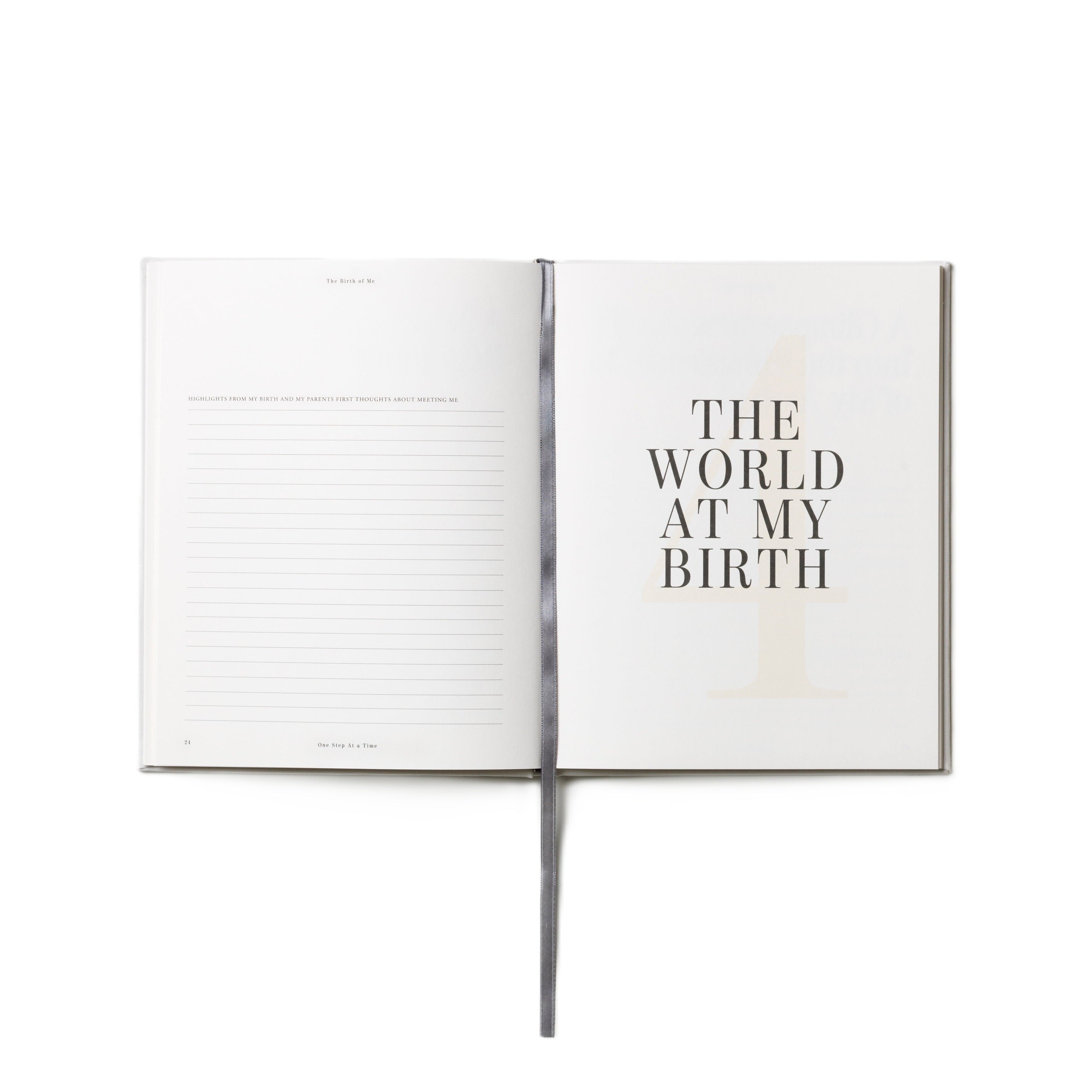 Herinneringen Album ÉÉN STAP TEGELIJK geel met wit