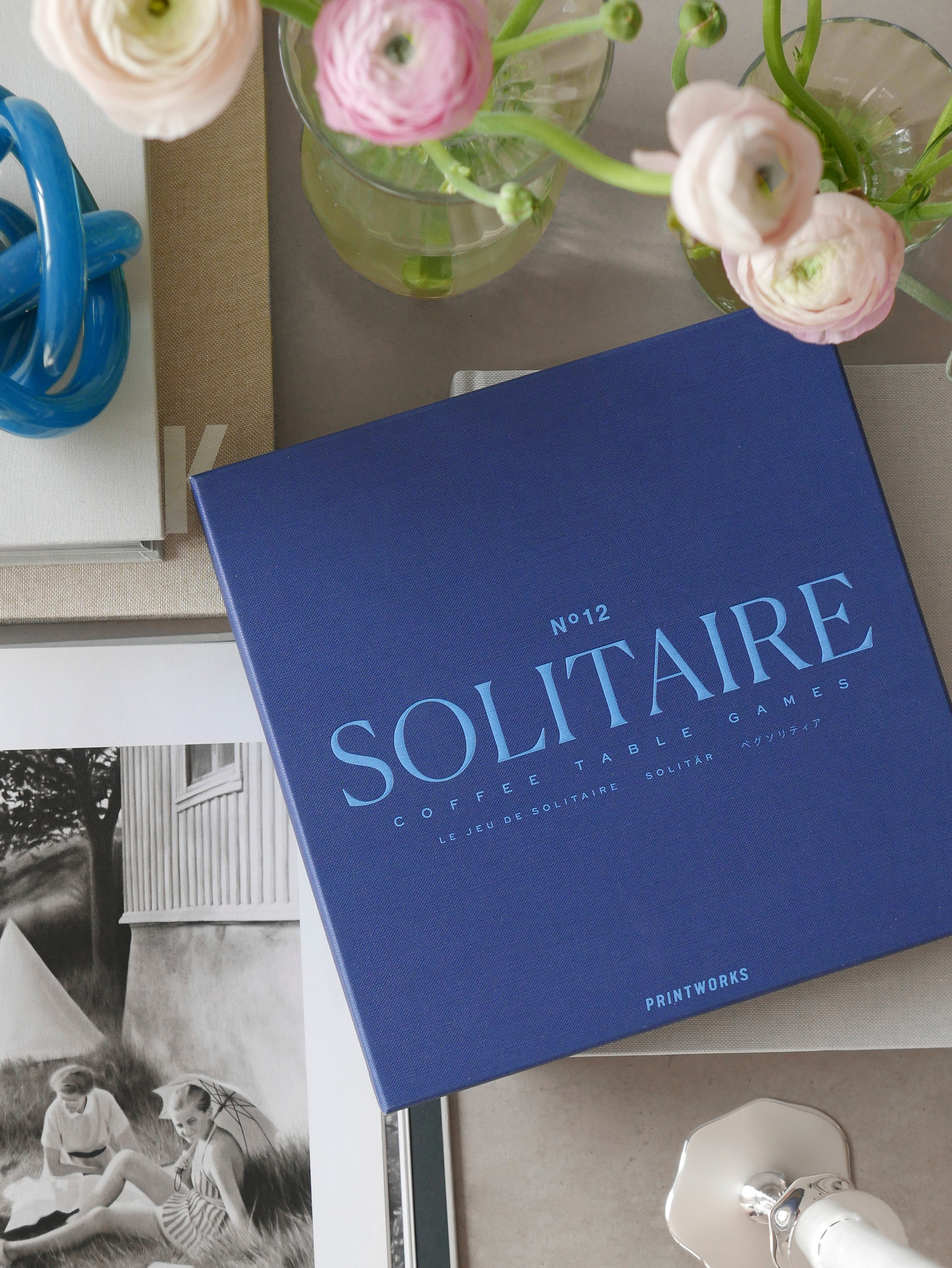 Gra strategisch SOLITAIRE PATIENCE marineblauw