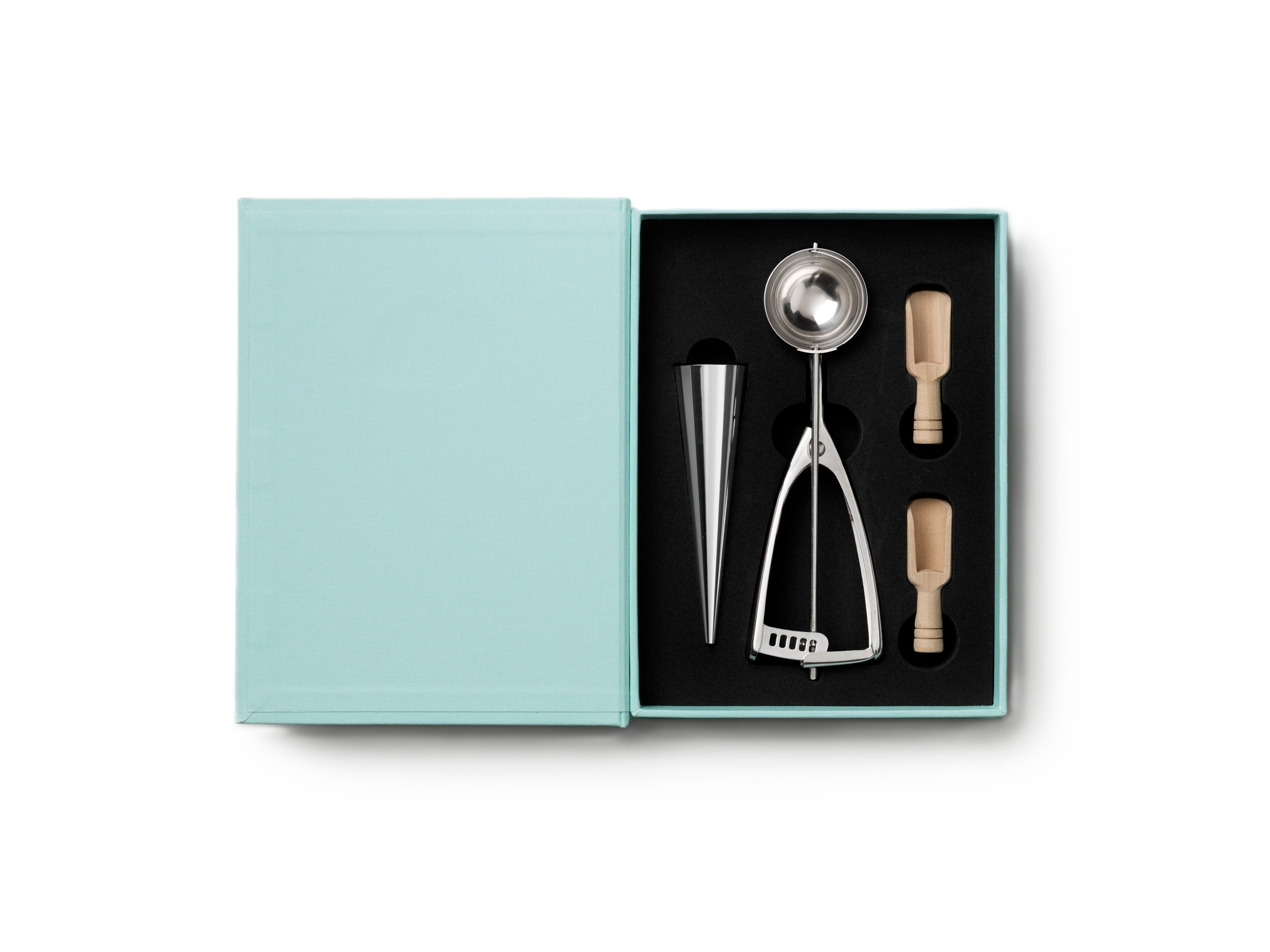 IJsservies SET ICE CREAM TOOLS mintgroen