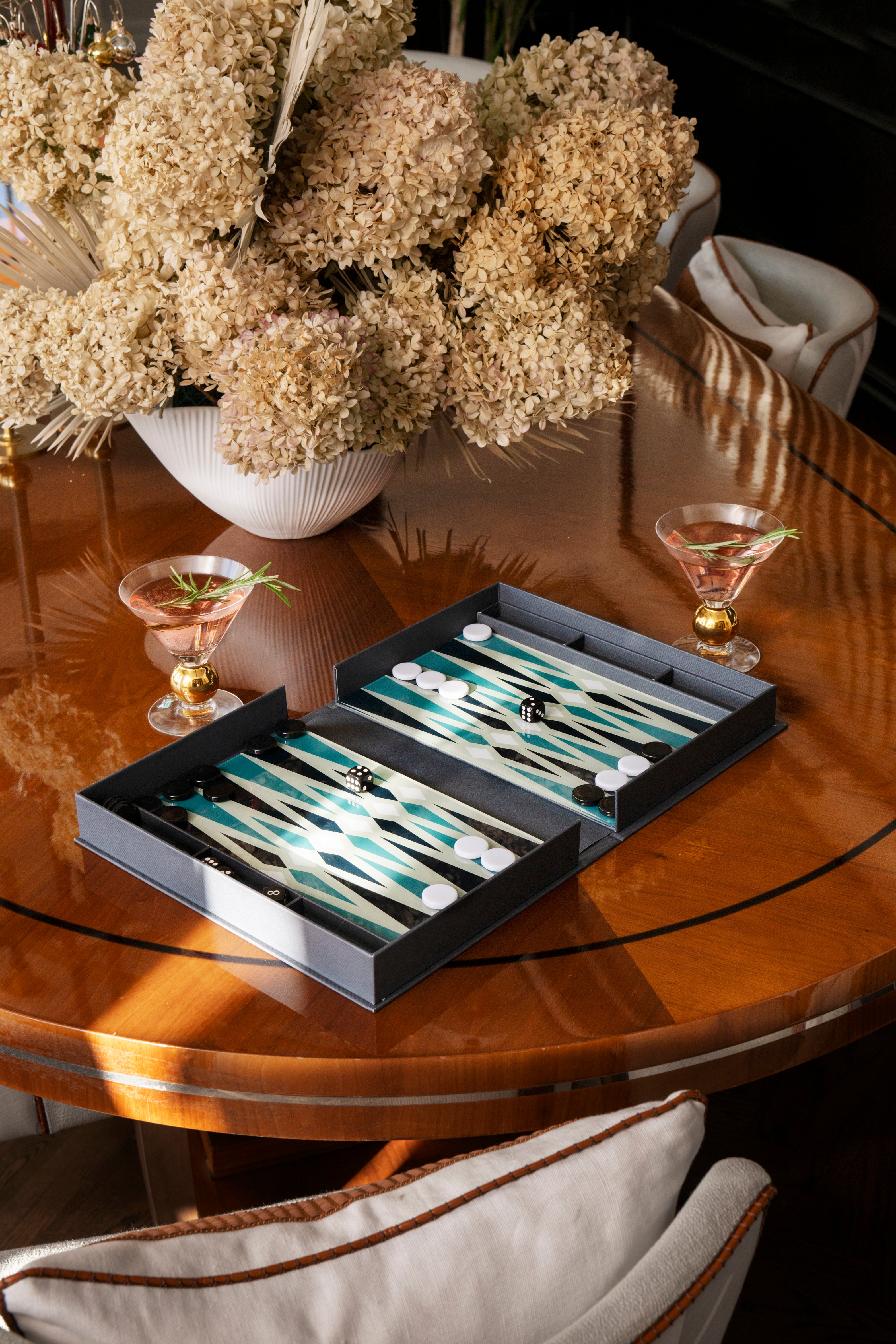 Backgammon Set BACKGAMMON CLASSIC Gray