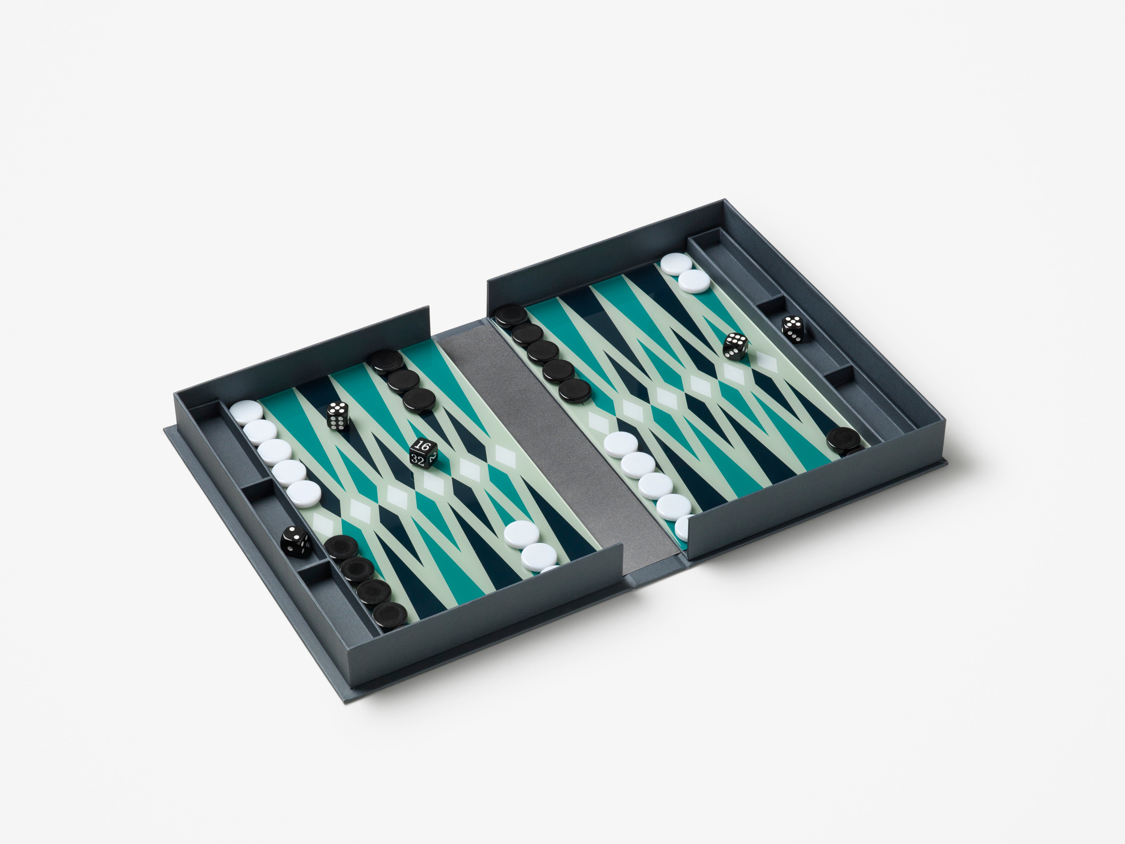 Backgammon Set BACKGAMMON CLASSIC Gray