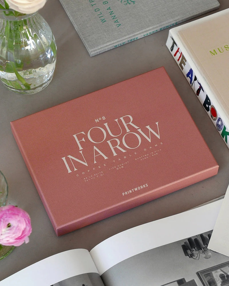 Gra strategische VIER IN EINER REIHE rosa