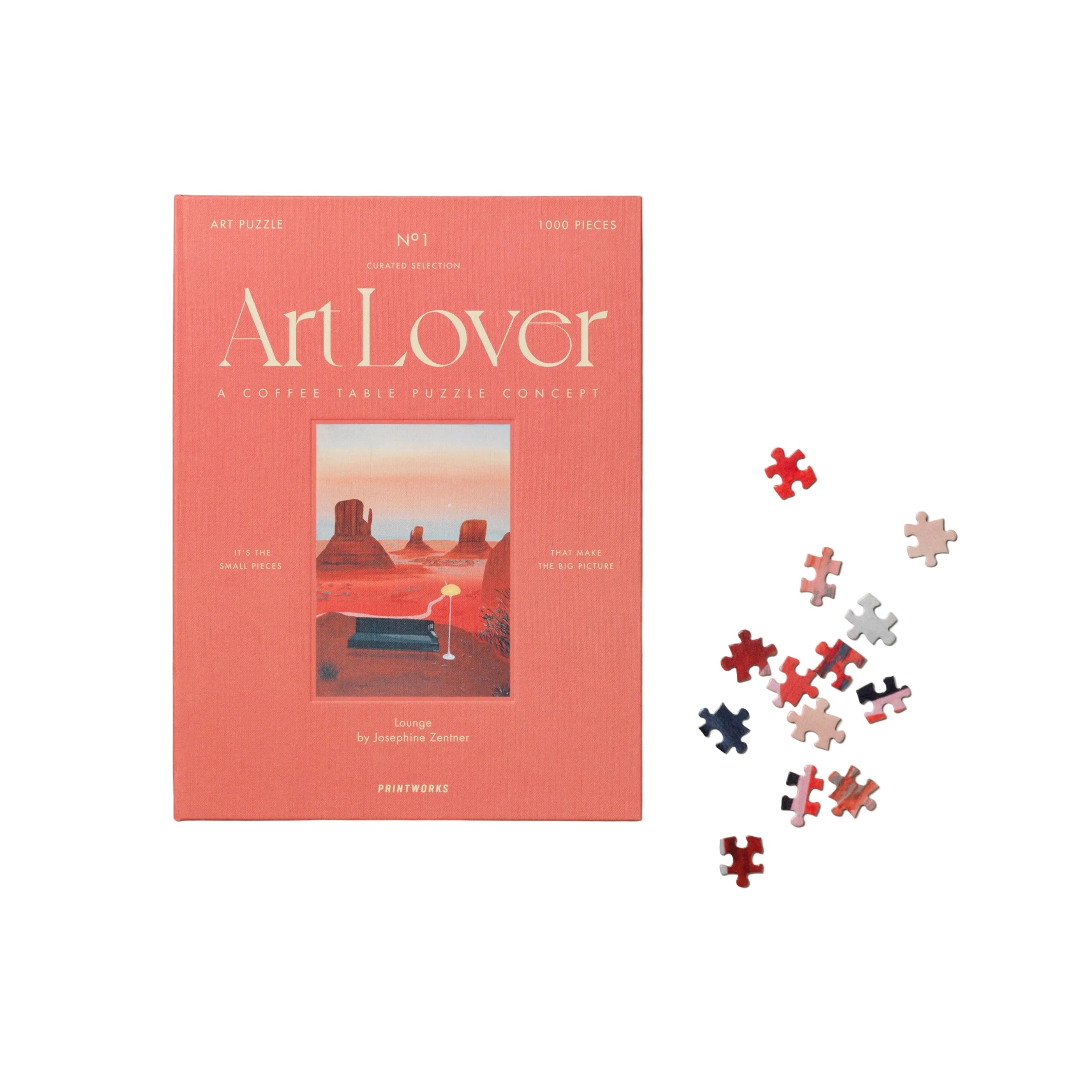 Puzzle LOUNGE rood