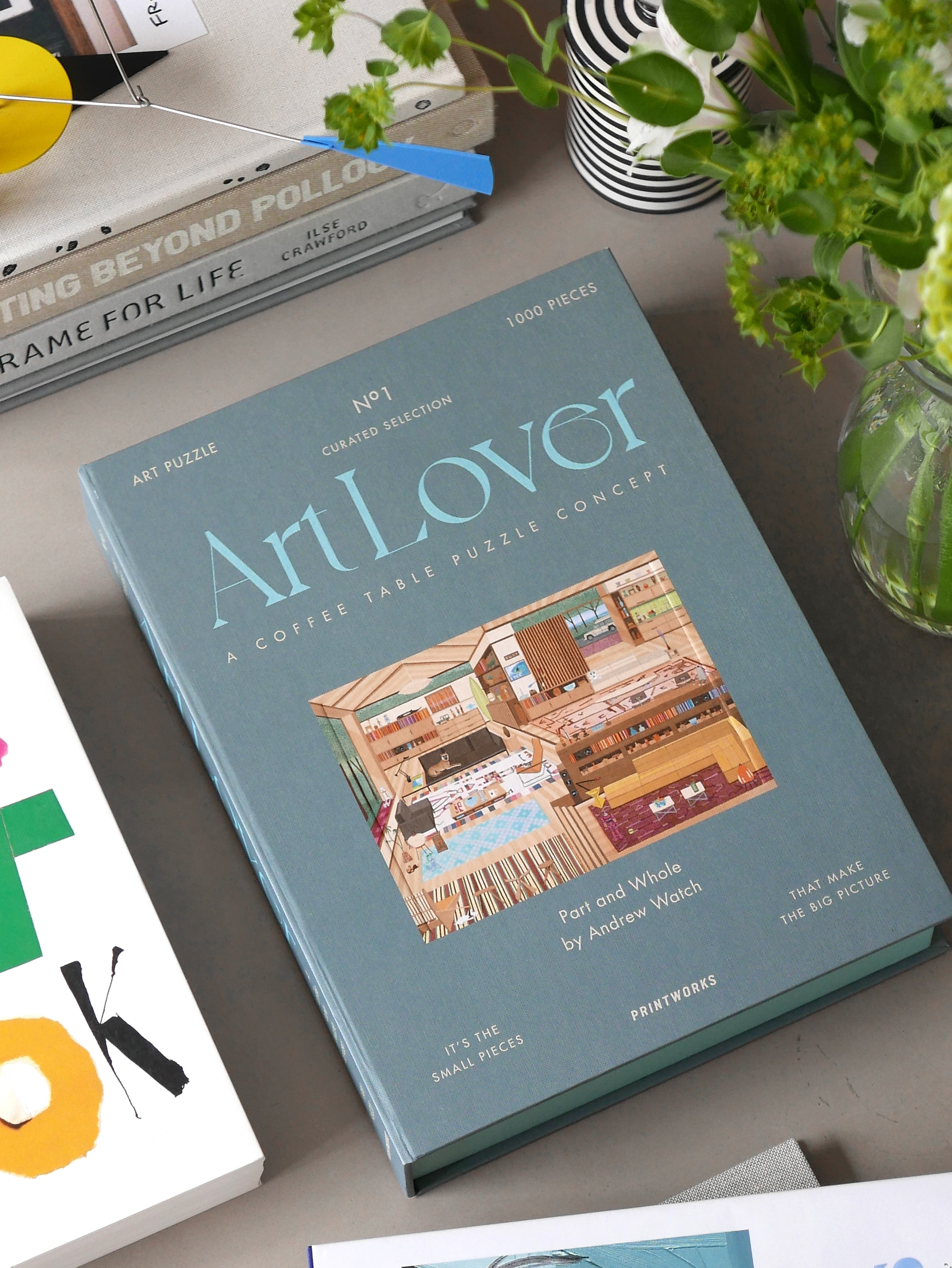 Puzzle TEIL UND GANZ blau