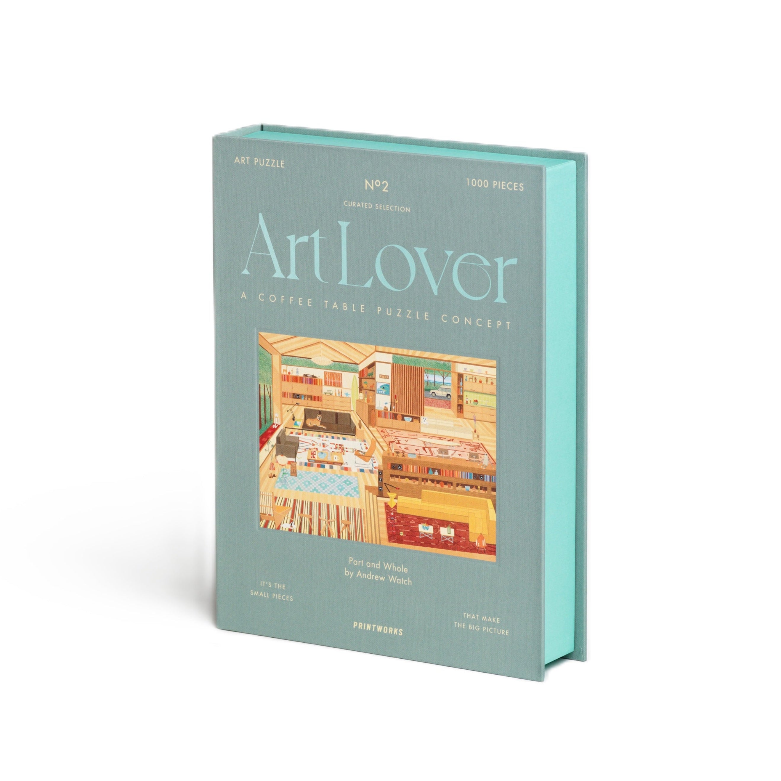 Puzzle TEIL UND GANZ blau