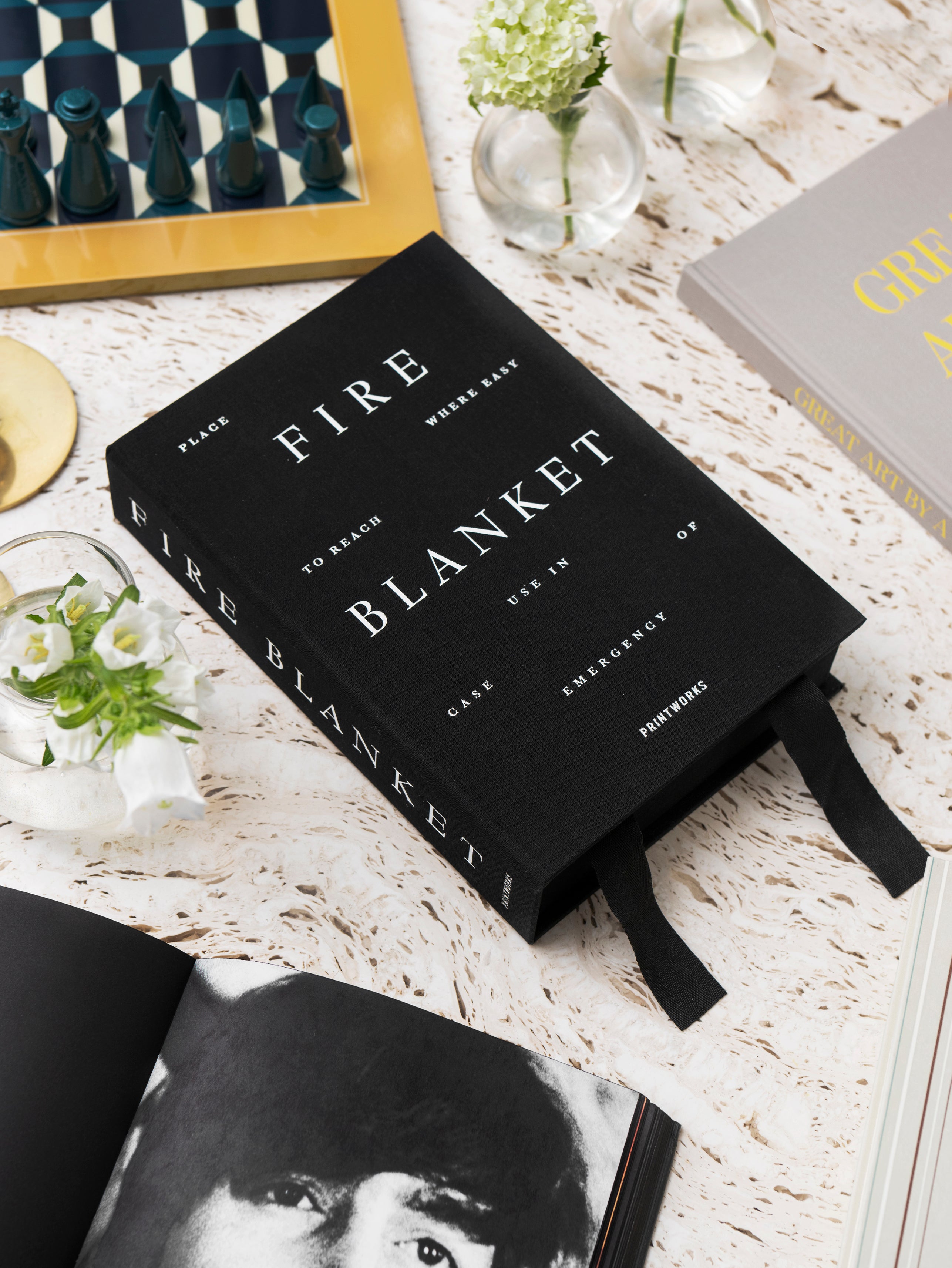 Feuerlöschdecke FIRE BLANKET schwarz