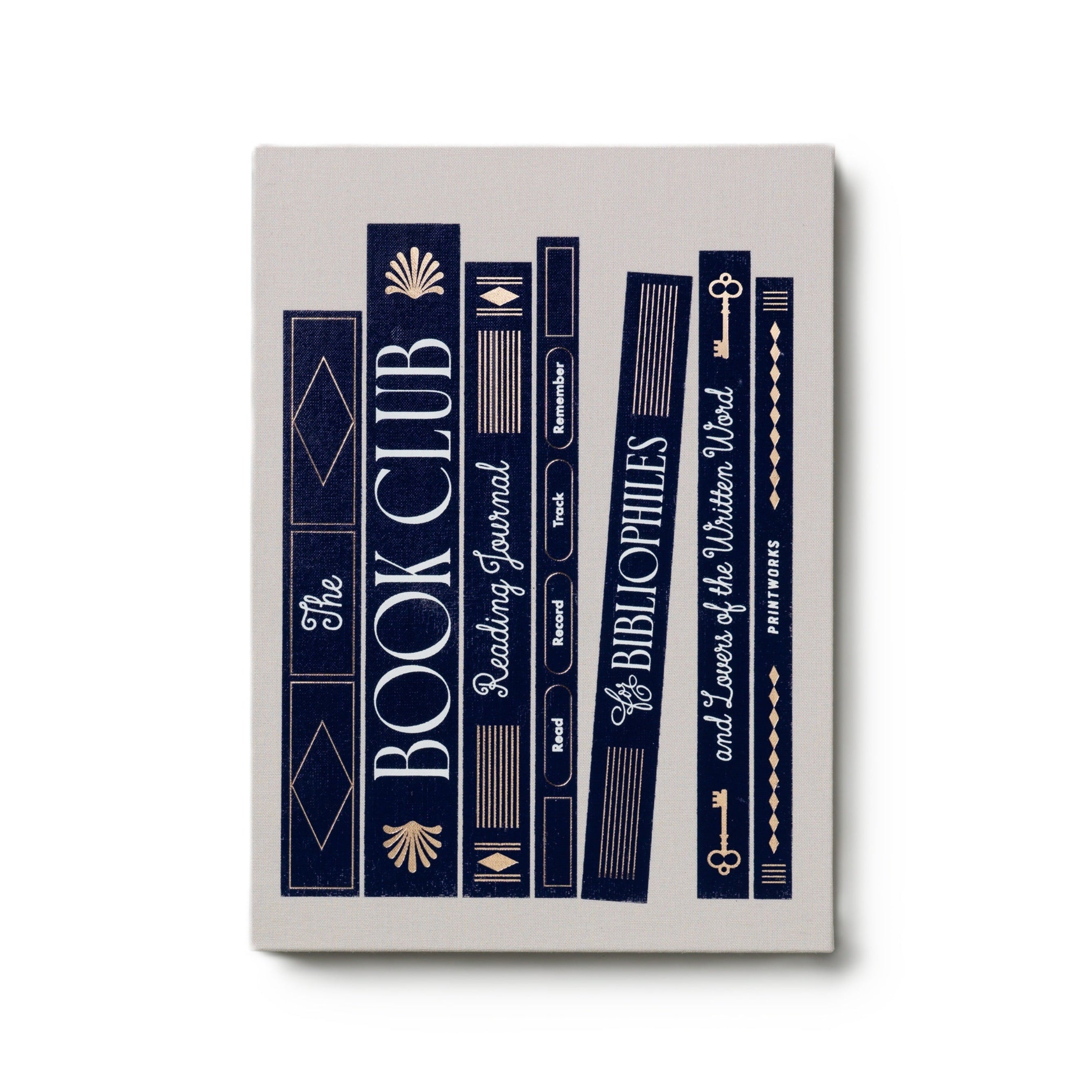 Lesetagebuch THE BOOK CLUB grau mit grün