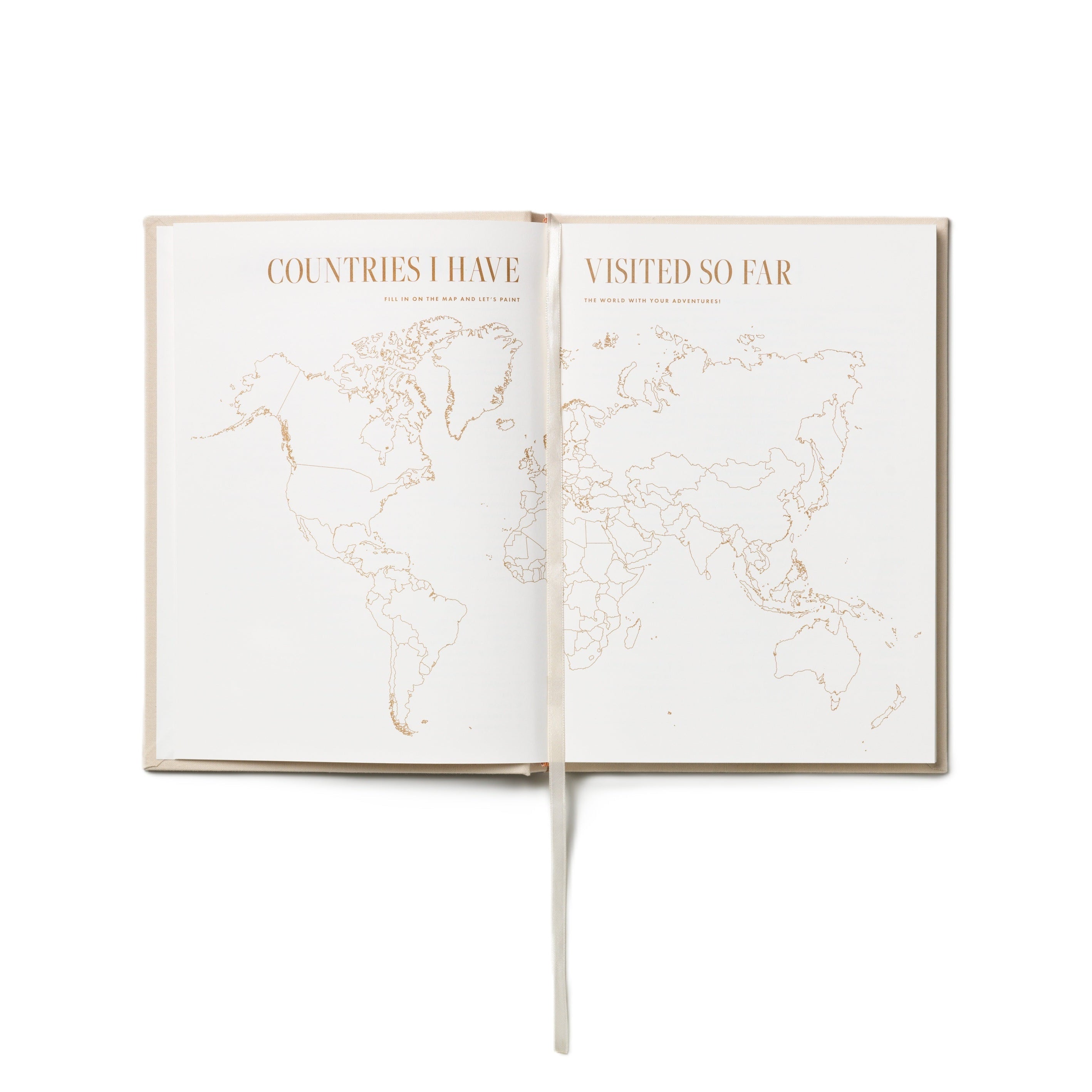 Reisejournal TRAVEL JOURNAL navy mit beige