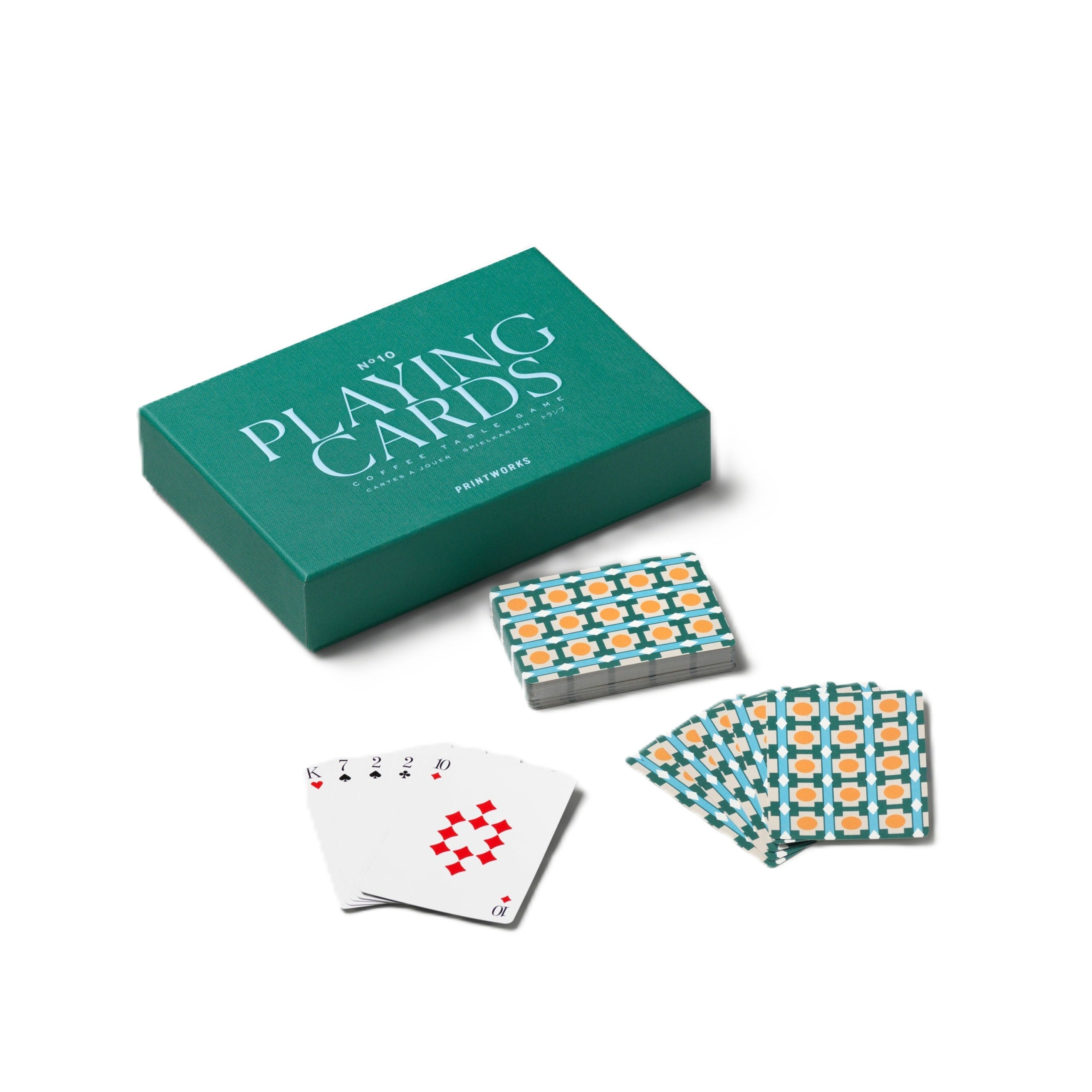 Spielkarten PLAYING CARDS grün