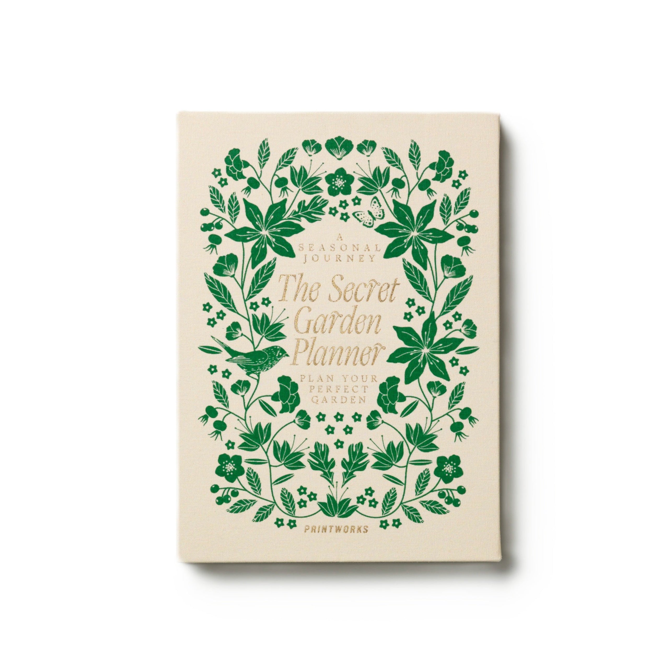 Tuinjournal THE SECRET GARDEN beige met groen