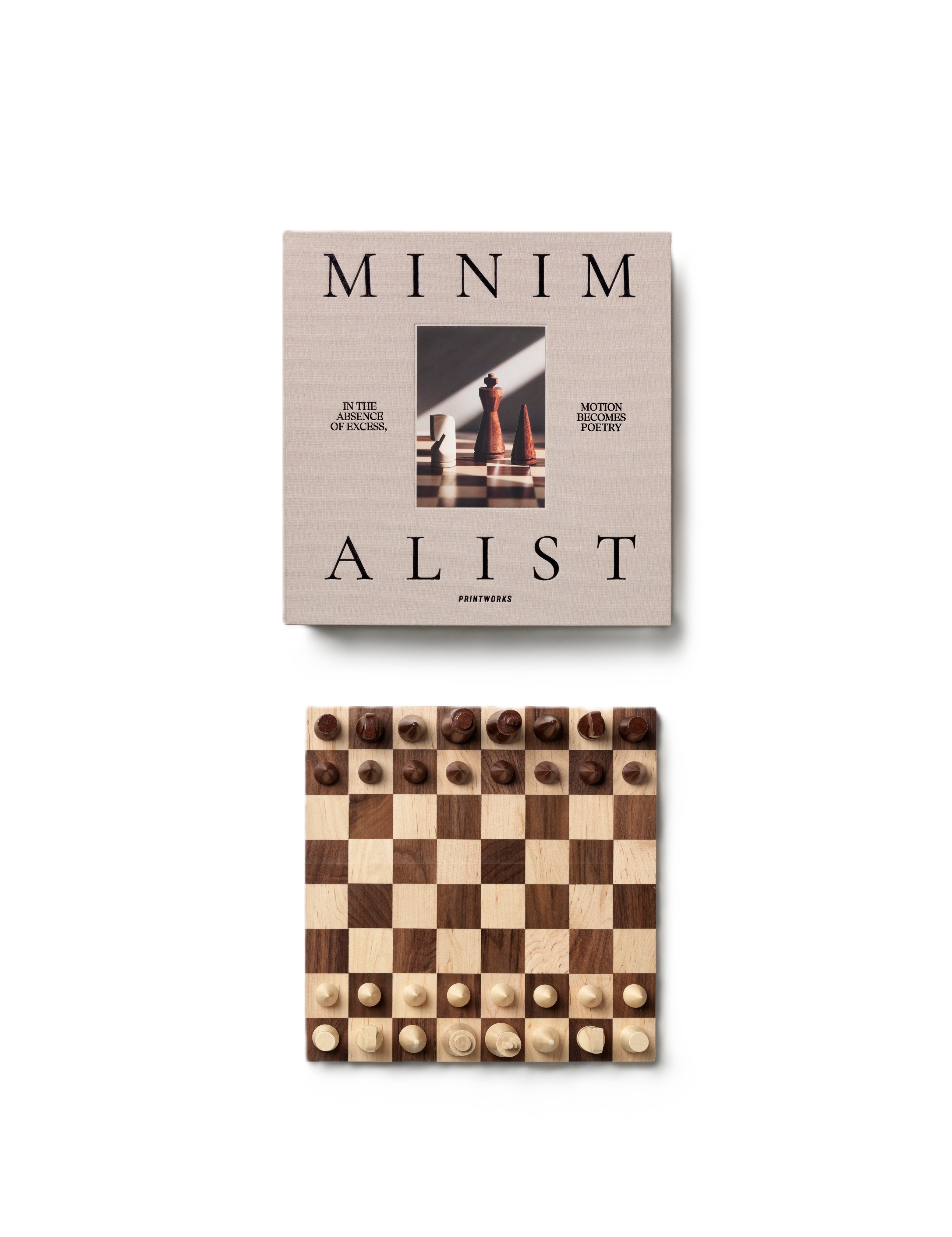 MINIMALIST CHESS schaakset hout
