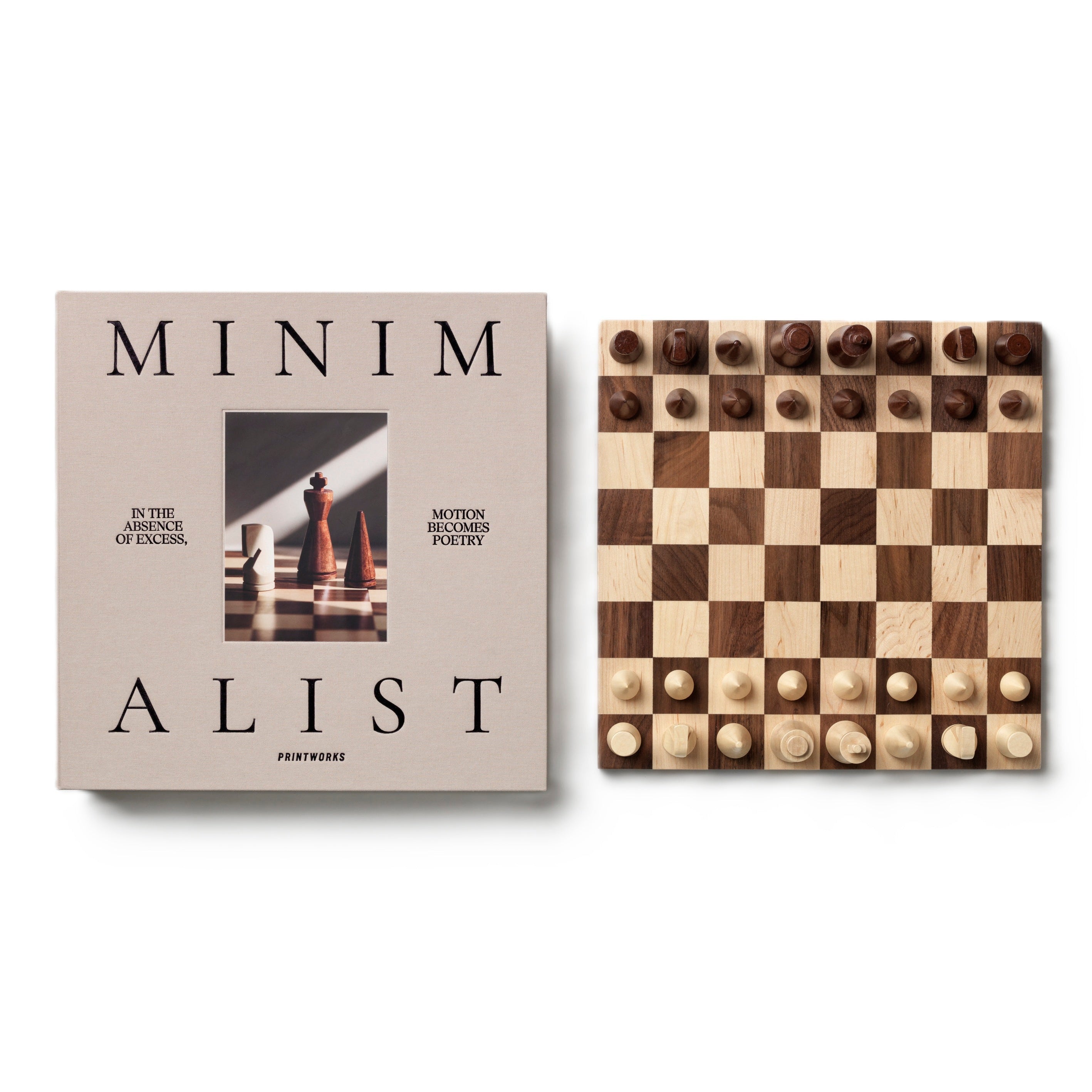 MINIMALIST CHESS schaakset hout