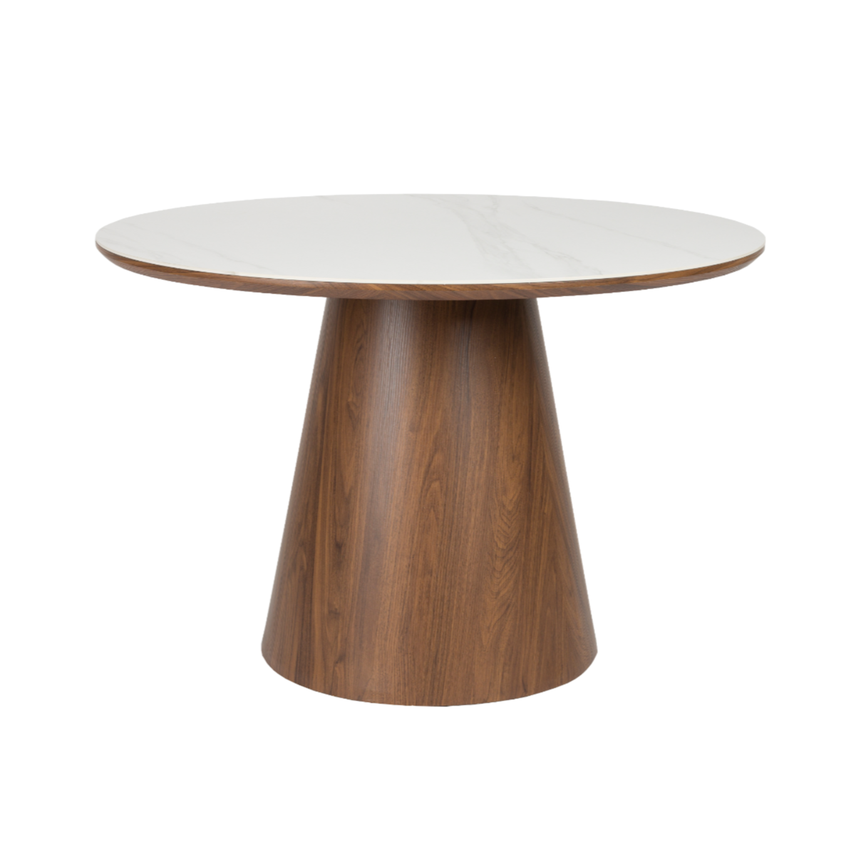 Rundtisch ALMIRA Nussfurnier