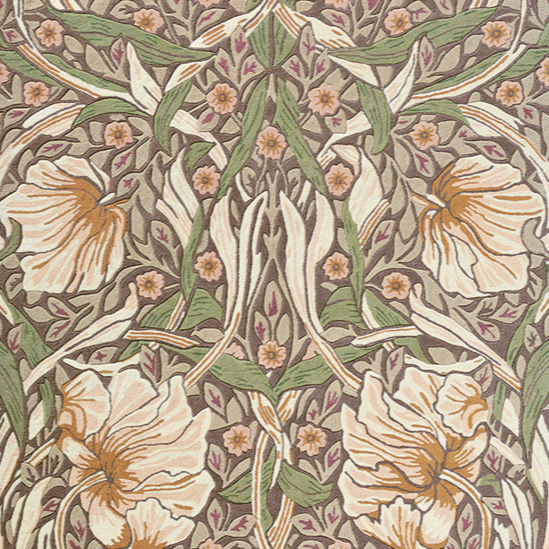 PimperNel Aubergine beige-green rug
