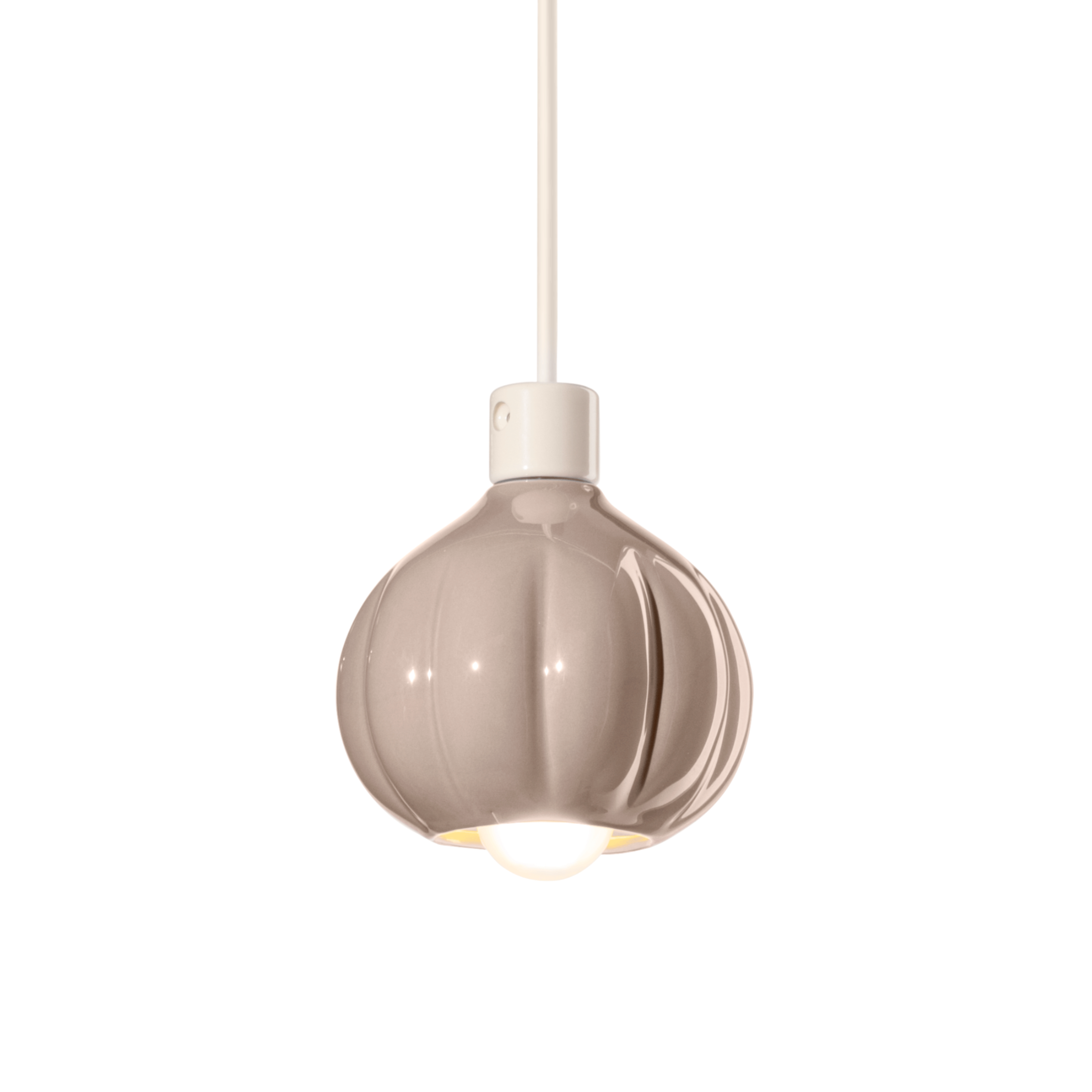 Hanglamp van keramiek AFOXÉ beige