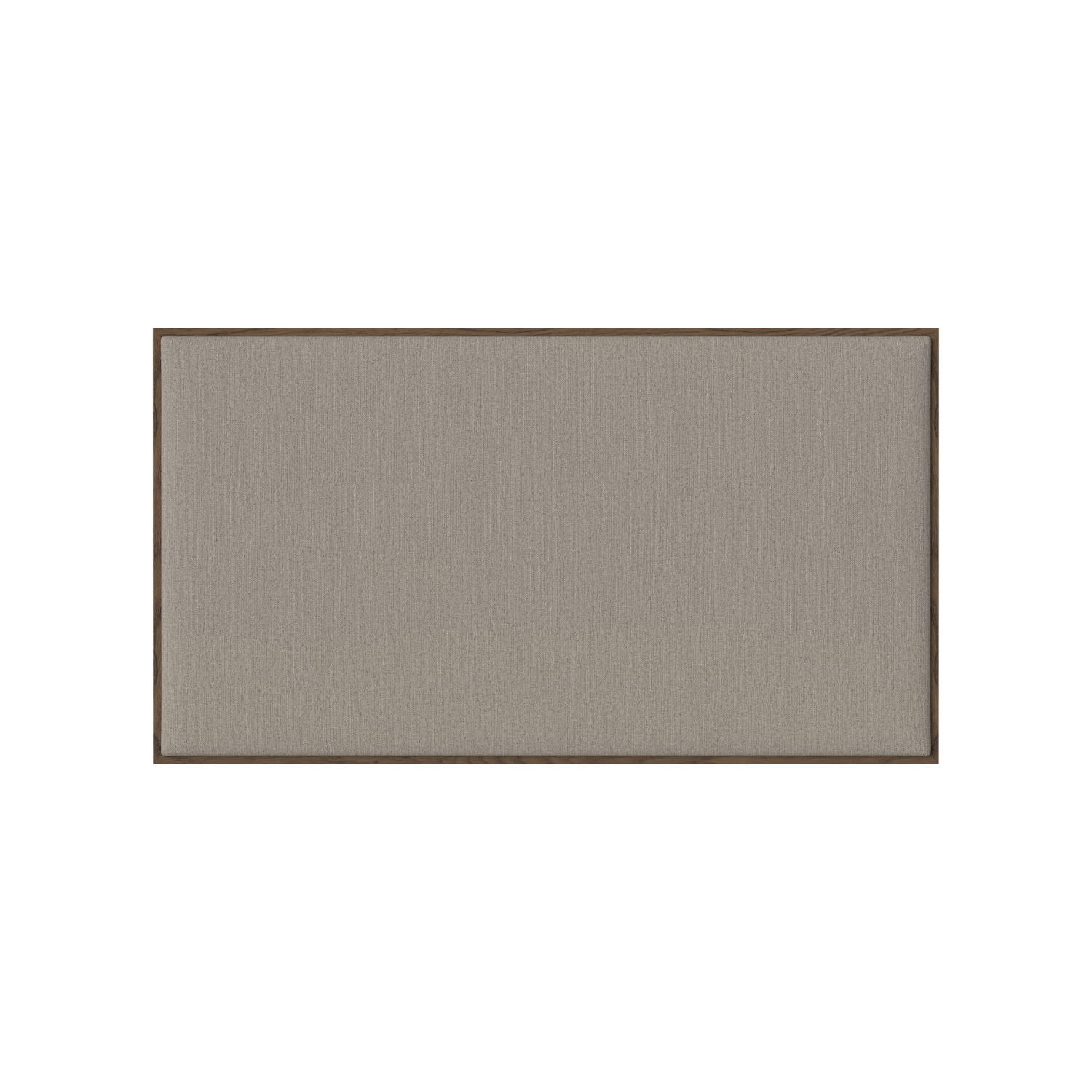 Gestoffeerde hoofdkussen ELTON donker eikenhout