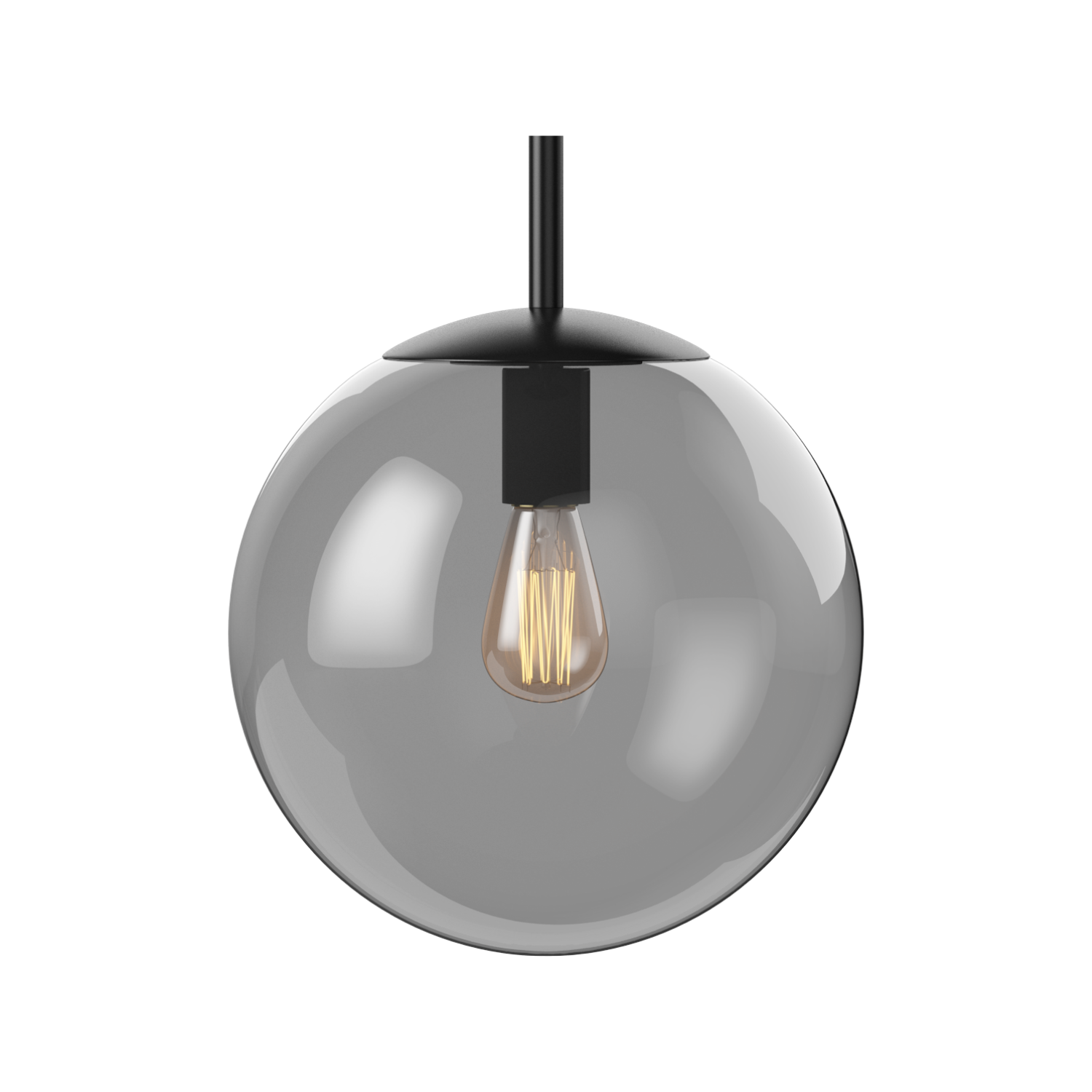 Zwarte ORB hanglamp