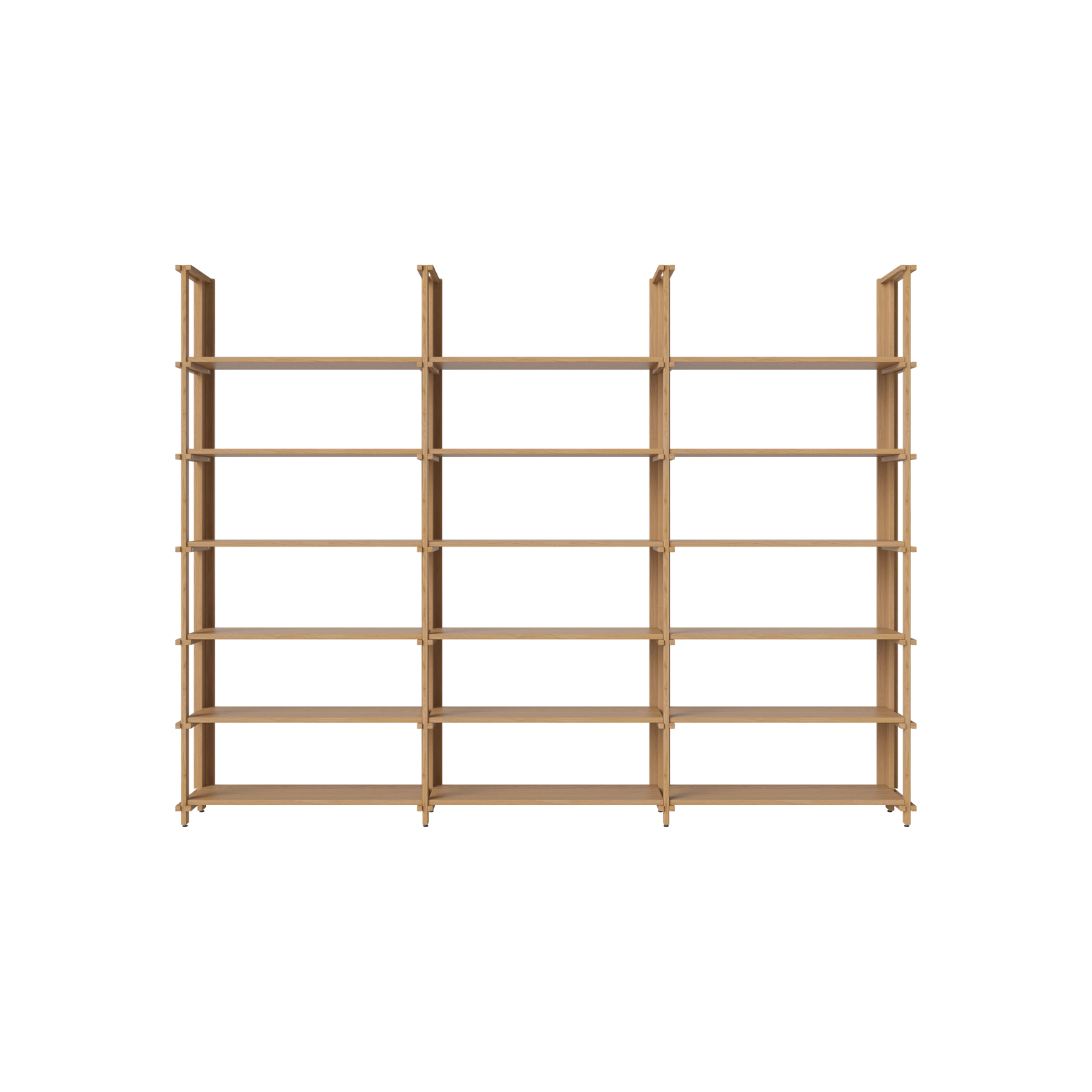 Regał FRIEDMAN drewno dębowe