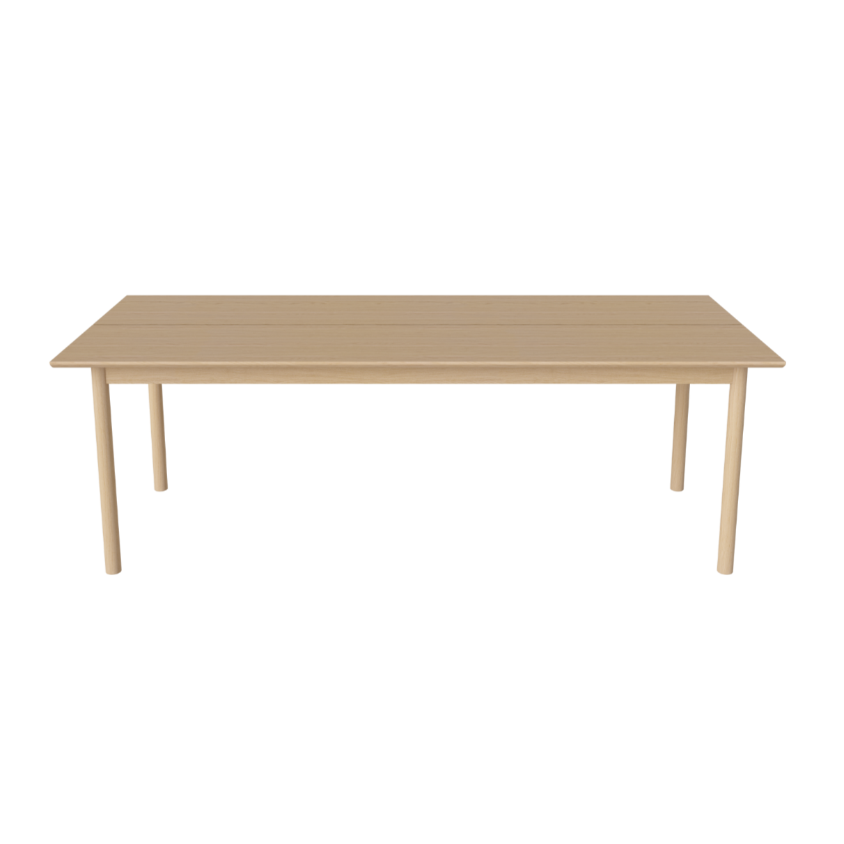 Tafel TRACK gebleekt eikenhout