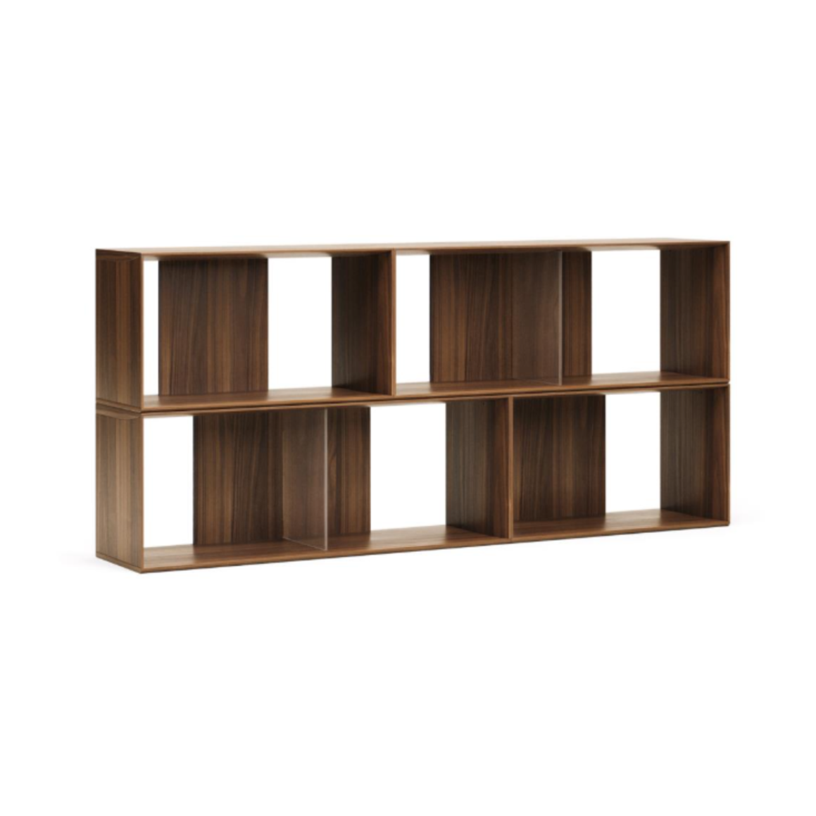 4-module kast LITTO notenhout