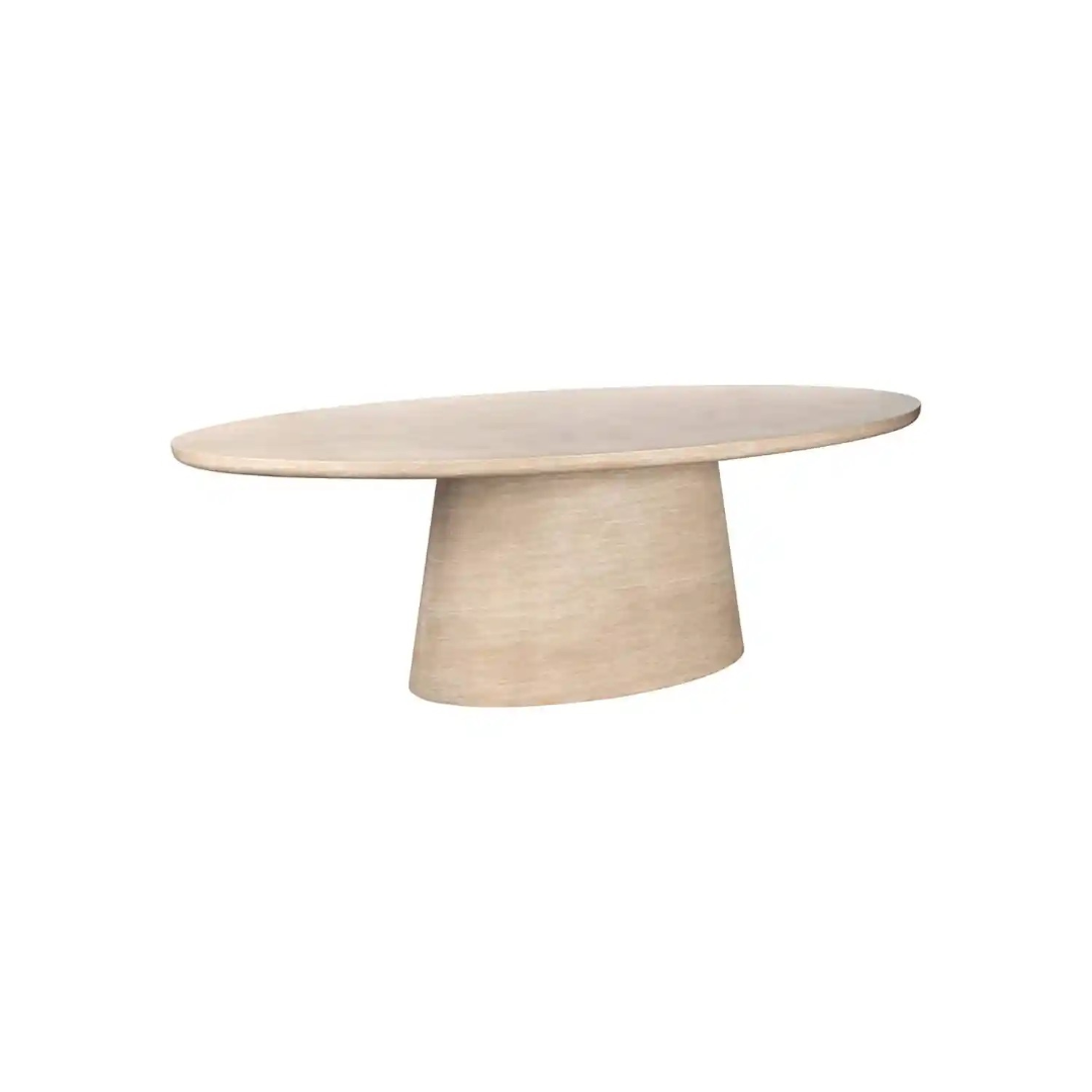 Ovale tafel FICTUS beige