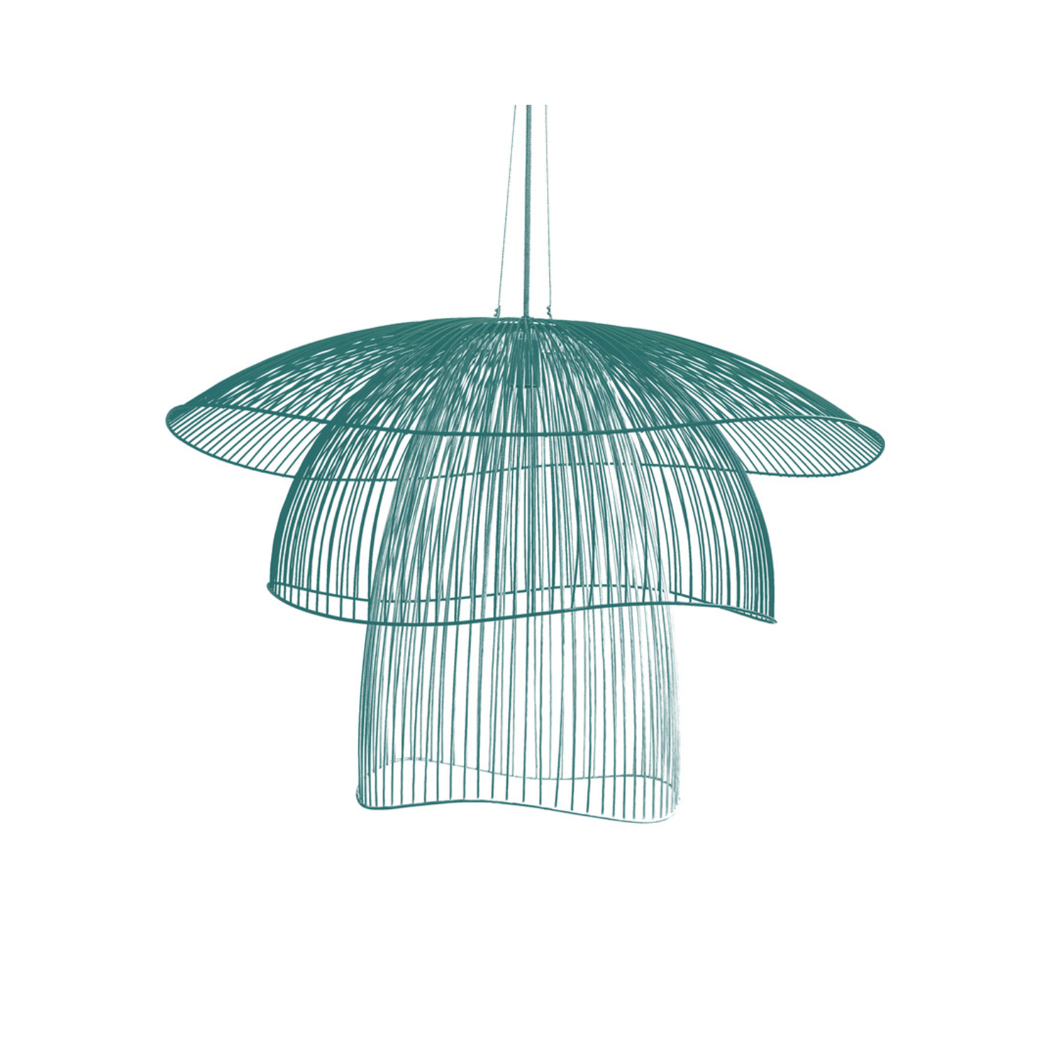 Blue Papillon Hanging Lampe