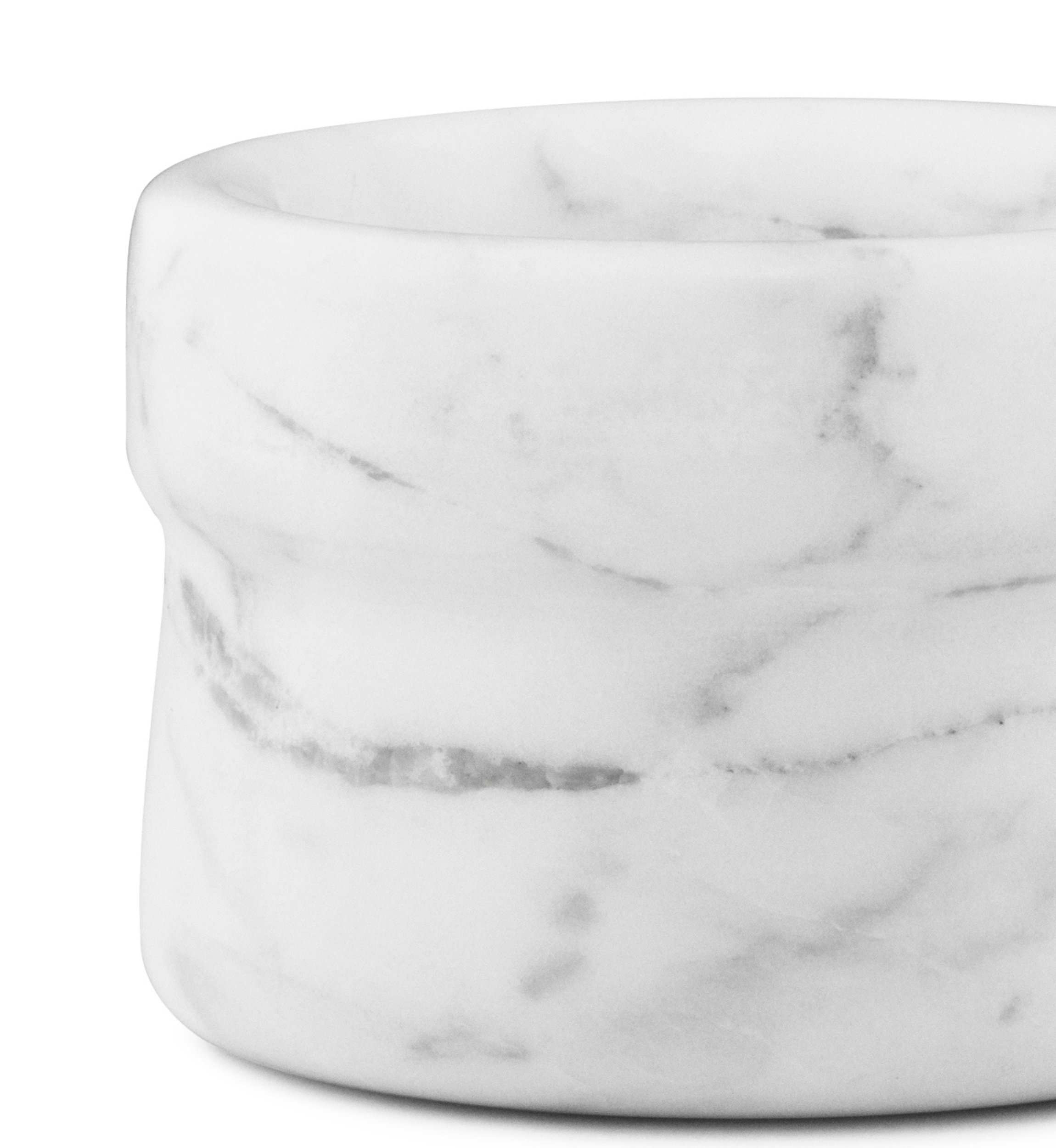 CRAFT white marble spice bowl