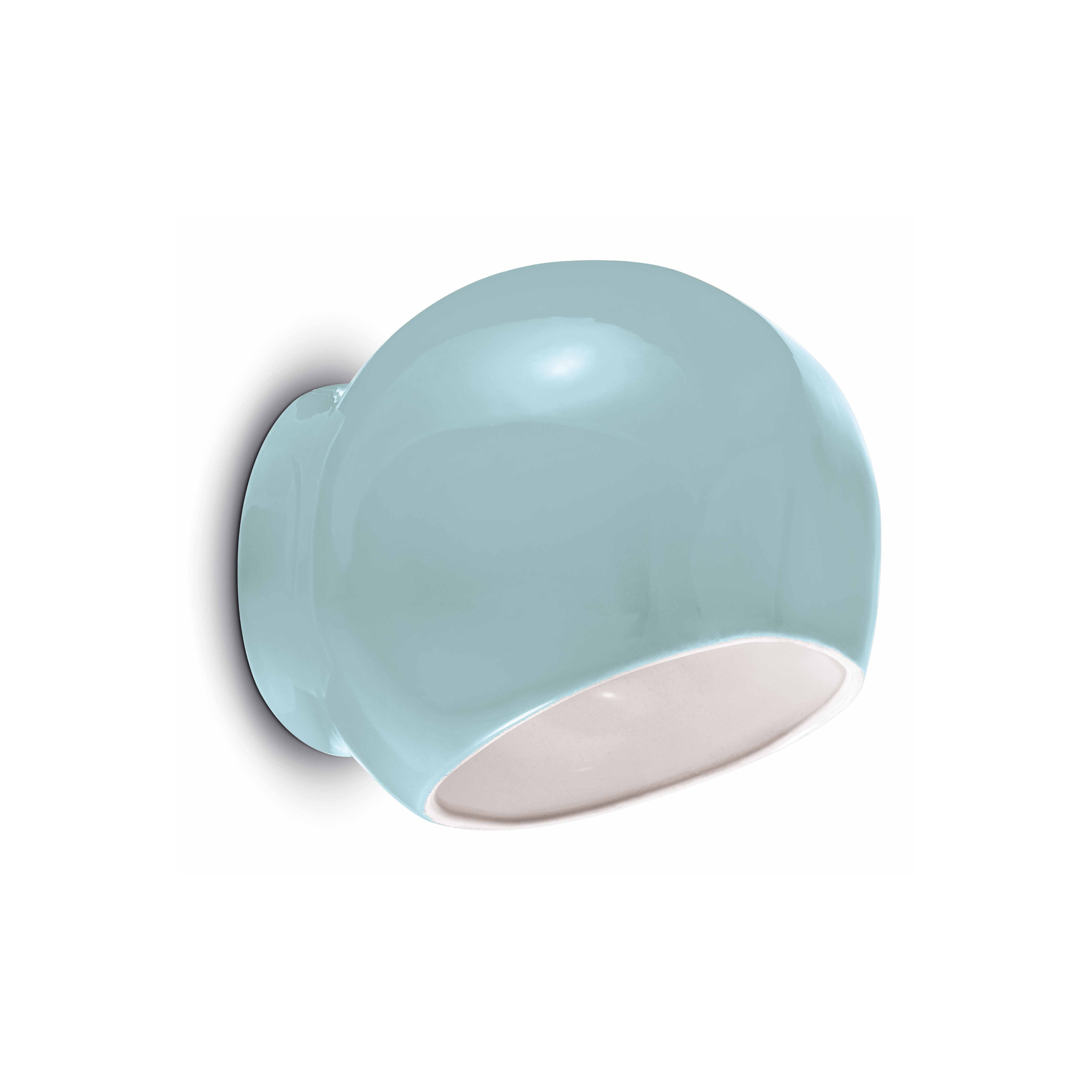 AYRTON blue ceramic wall lamp