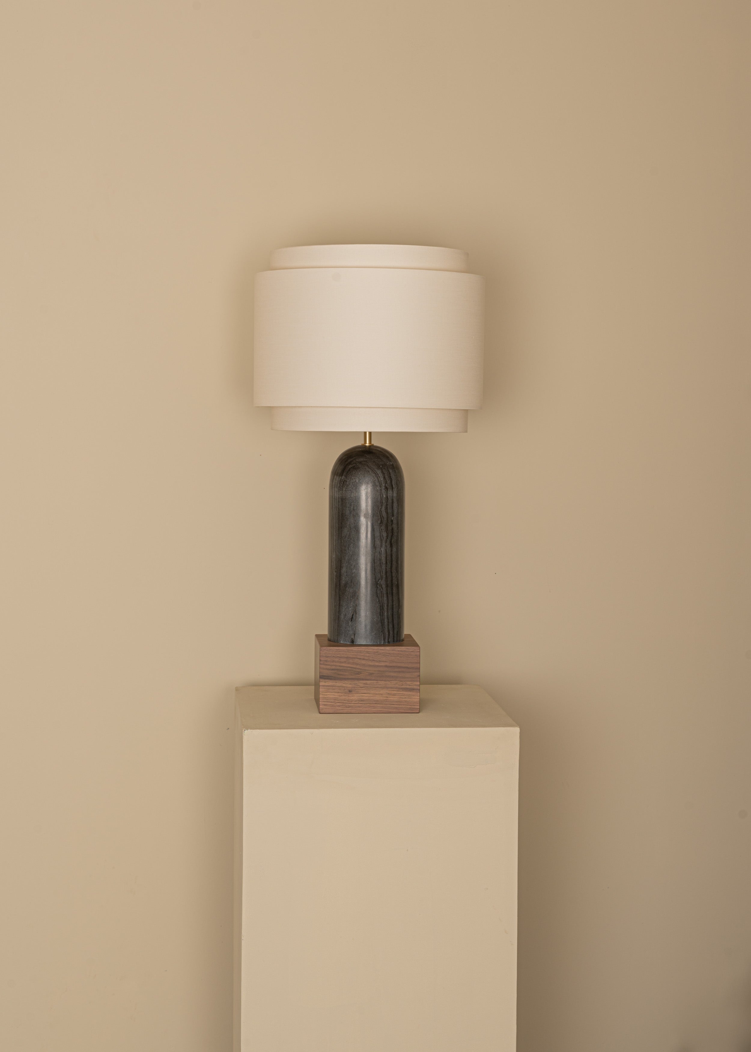 PURA KELO DOUBLE Table Lamp Black Marble