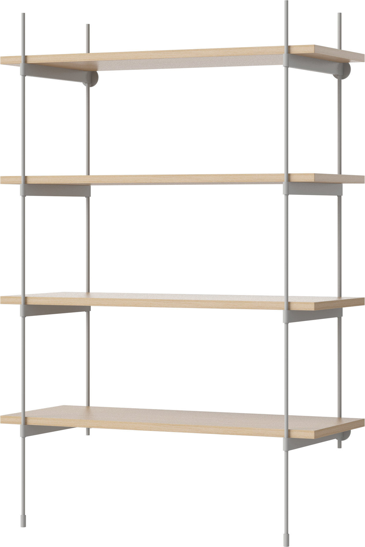 Rod Rog Bone Eiche -Furnier mit einem Stahlrahmen