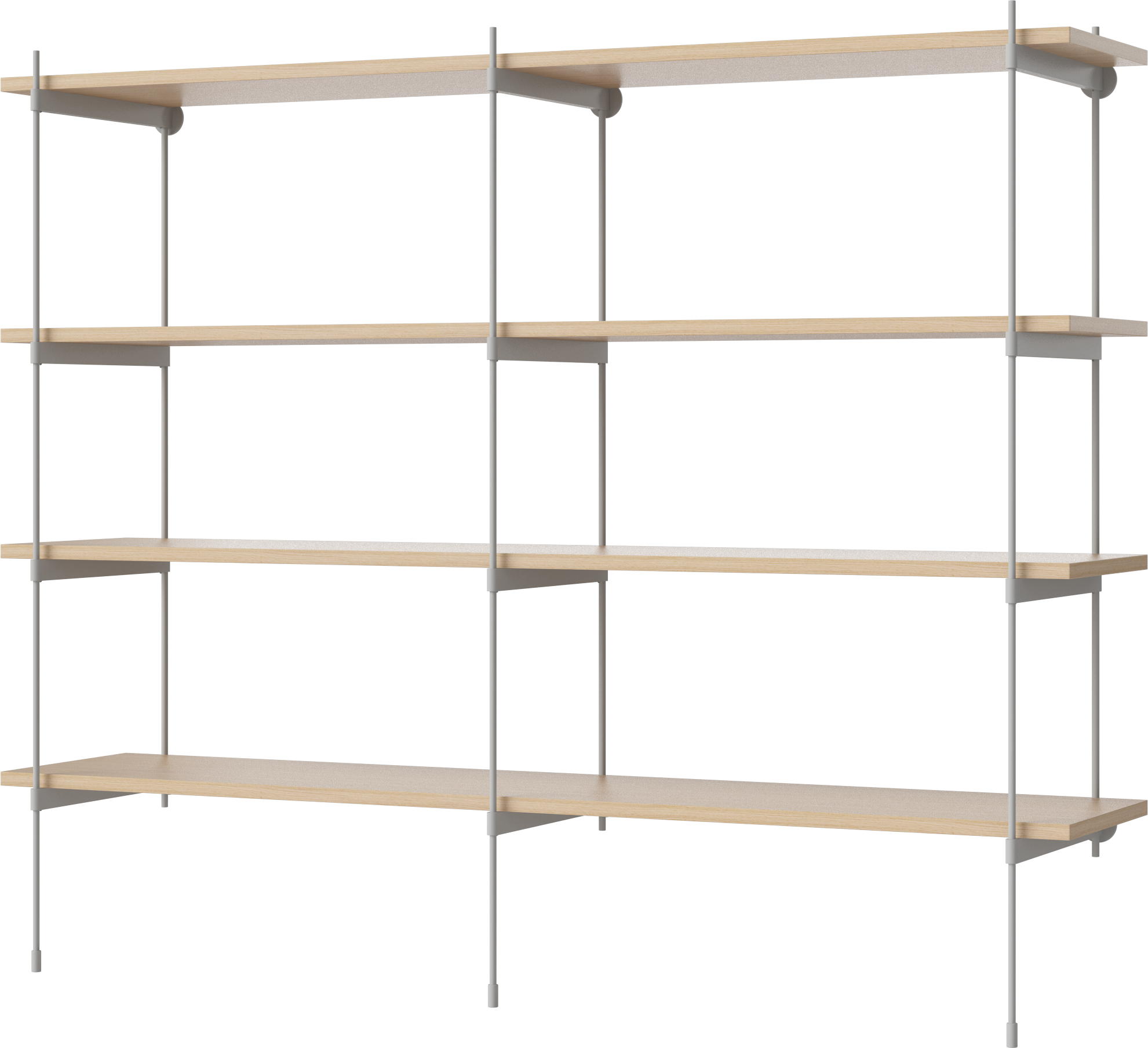 Rod Rog Bone Eiche -Furnier mit einem Stahlrahmen