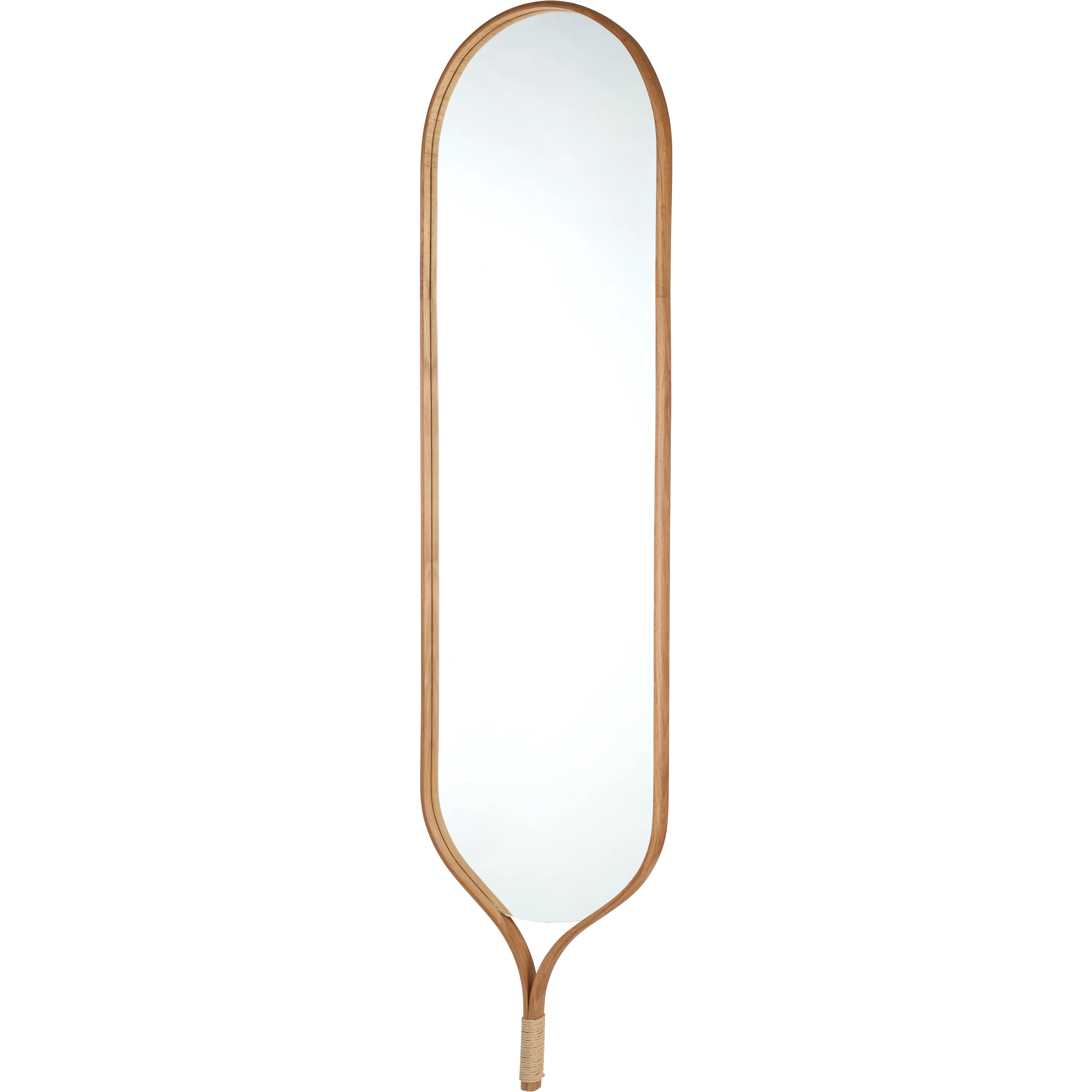Lustro RACQUET frame van zeepachtig eikenhout