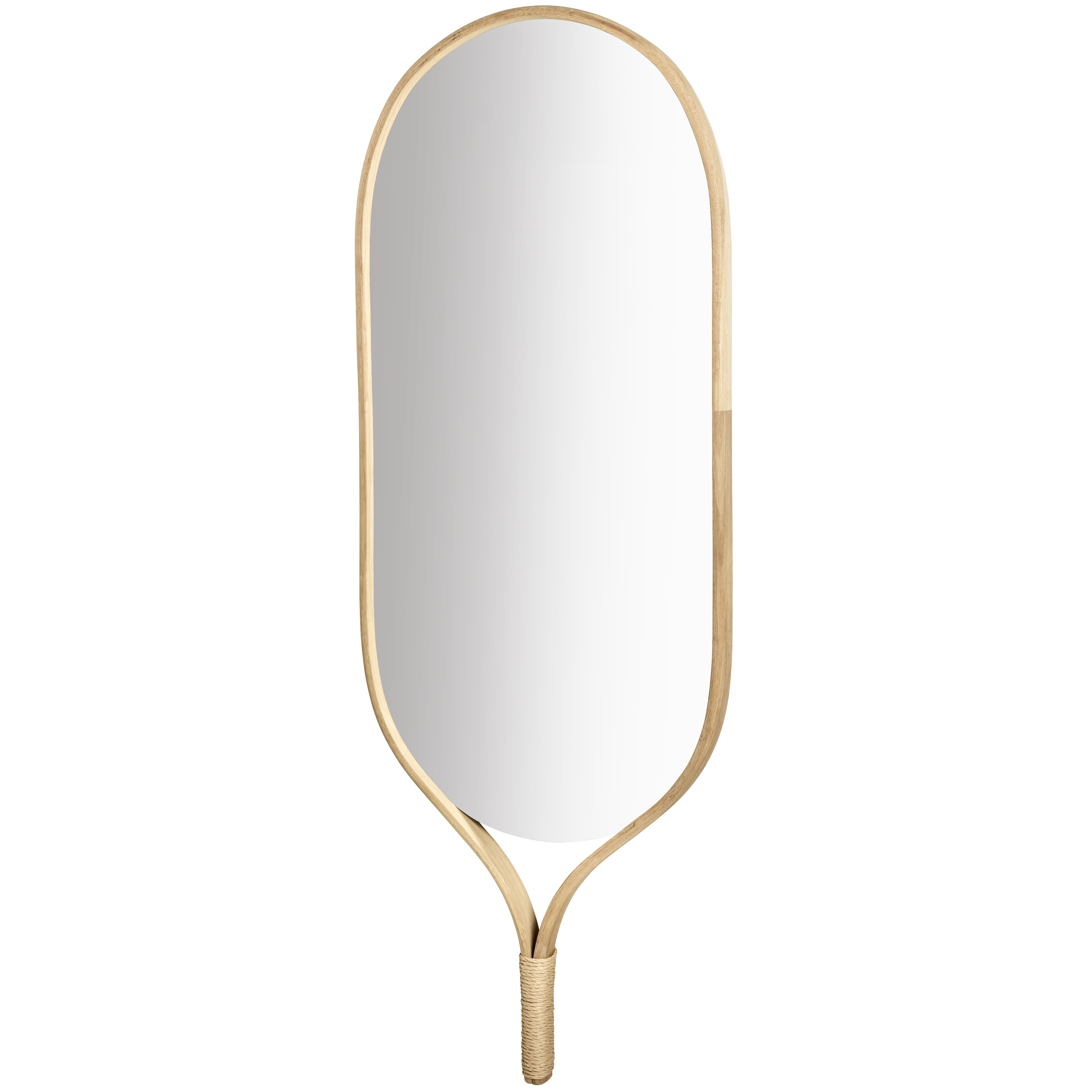 Lustro RACQUET frame van zeepachtig eikenhout