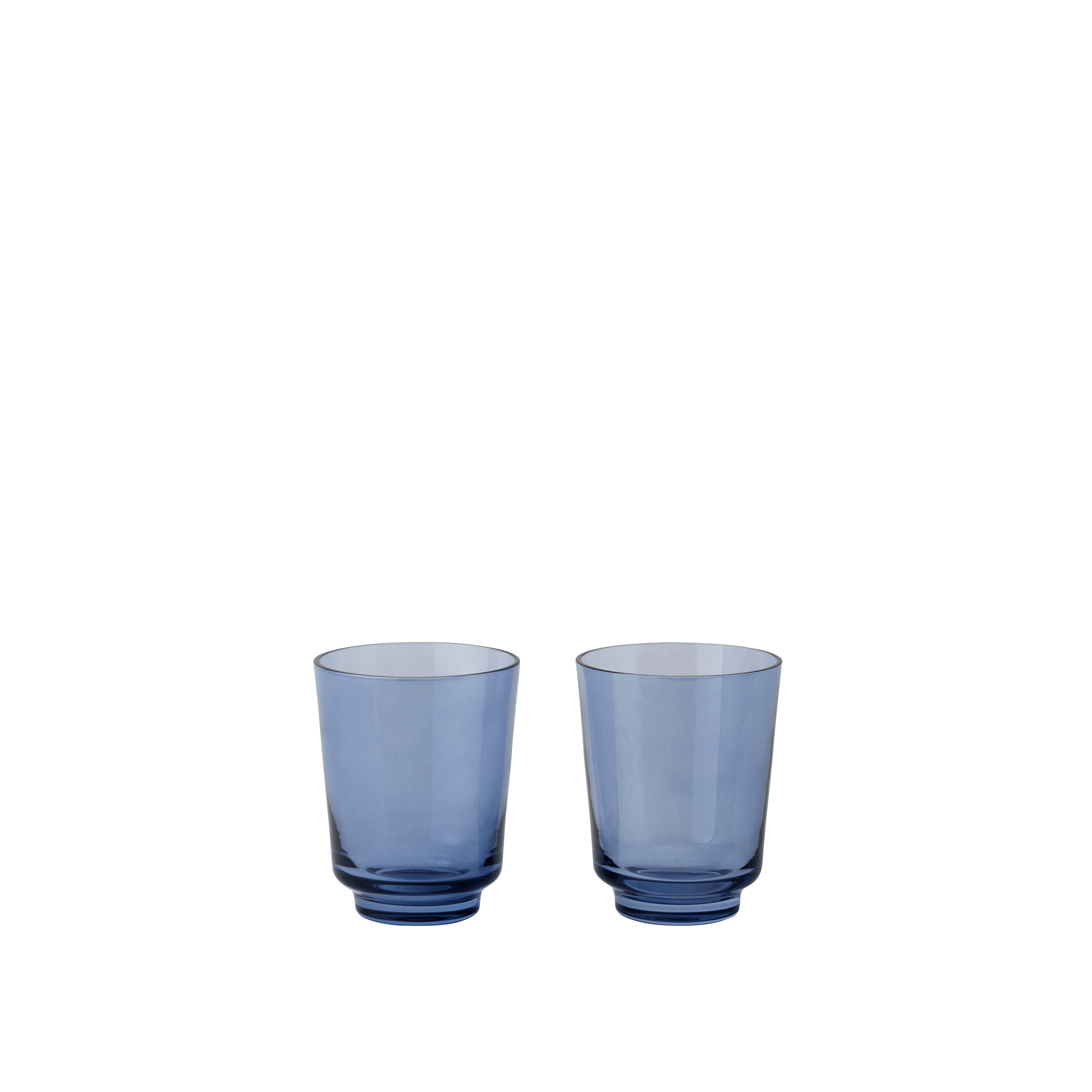 Set von RAISE Gläsern in Dunkelblau