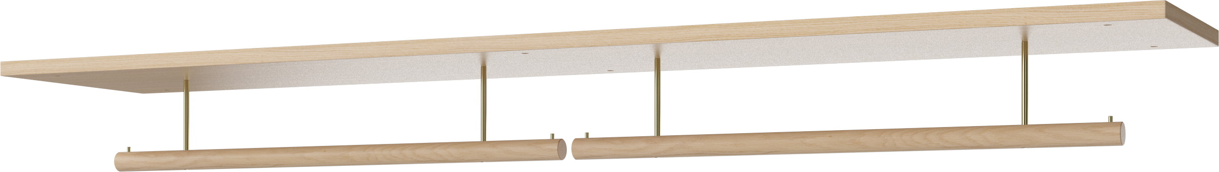 Kledinghanger ROD gebleekt eikenfineer