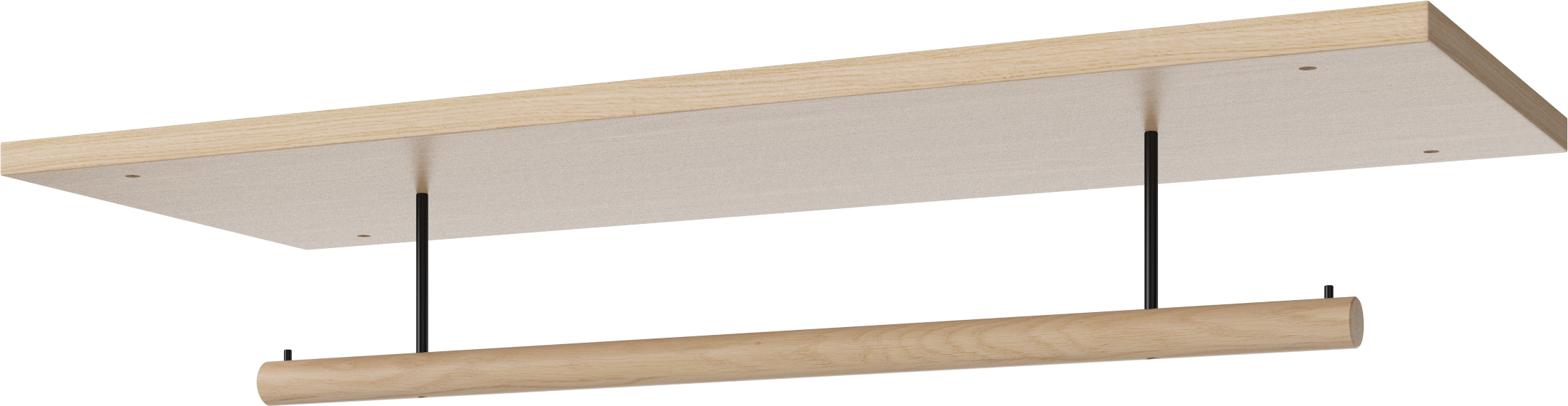 Kledinghanger ROD gebleekt eikenfineer